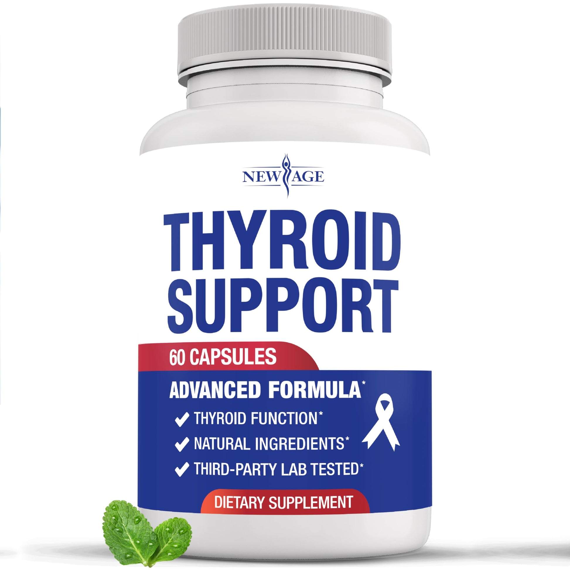 NEW AGE Thyroid Support Capsule 60 Count