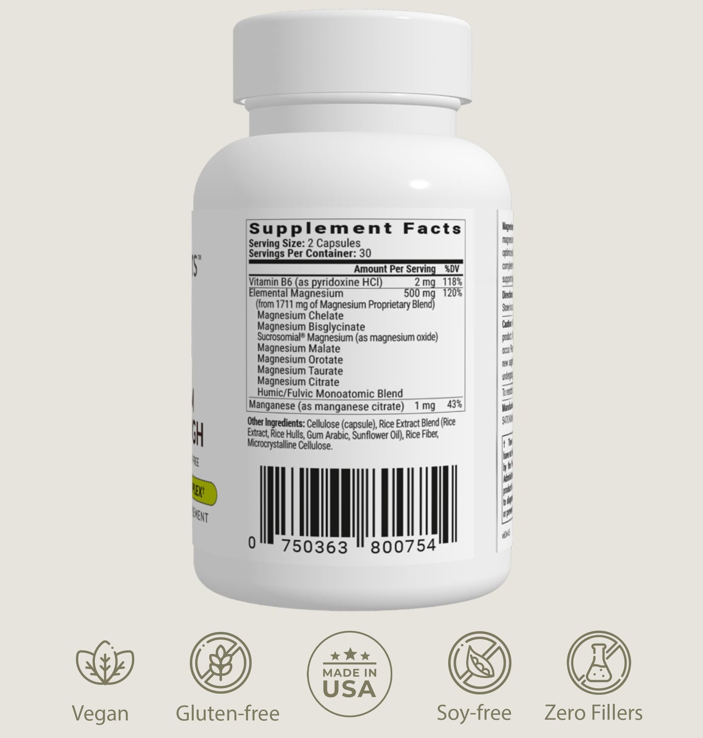 BIOptimizers P3-OM and Magnesium Breakthrough 4.0 Capsule Bundle, 60 Capsules Each