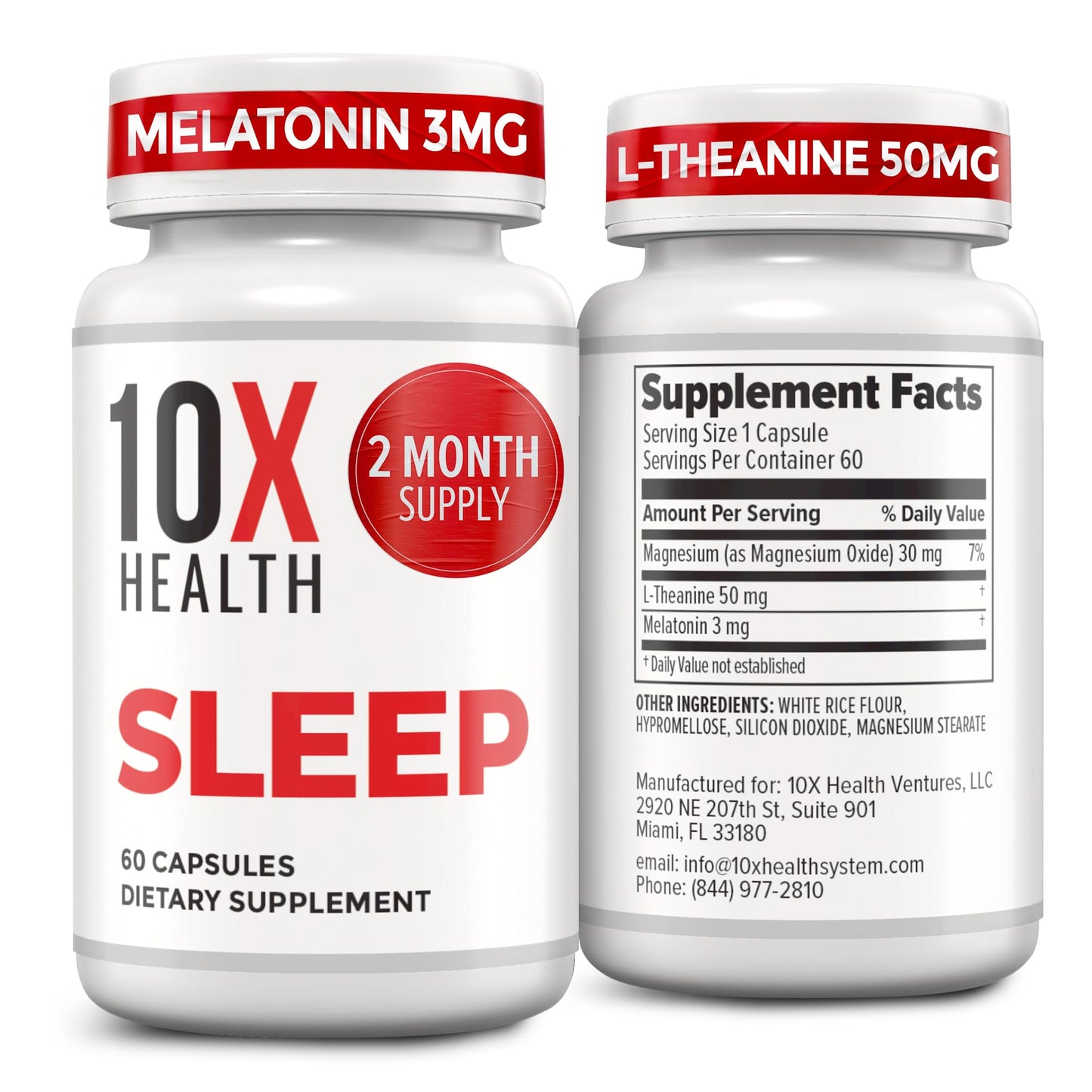 10X Health System Sleep Supplement 60 Capsules