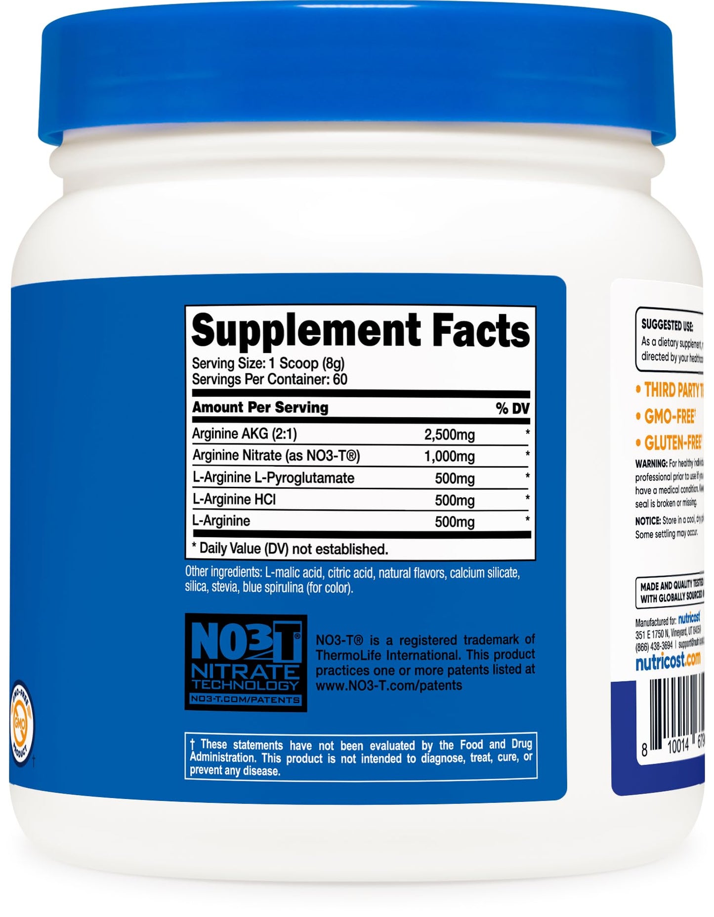 Nutricost L-Arginine Complex Powder 16.7