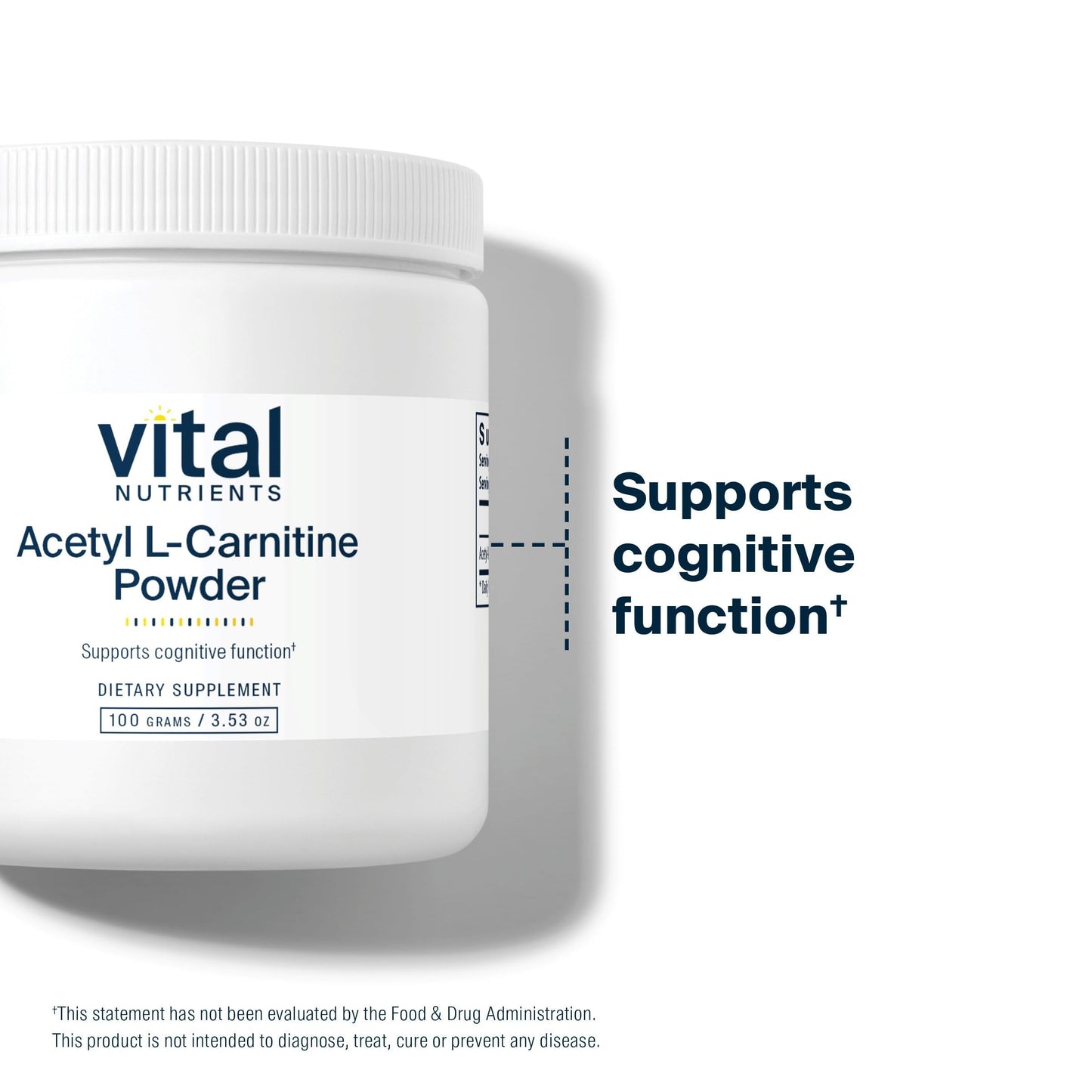 Vital Nutrients Acetyl L-Carnitine Powder 3.53 oz