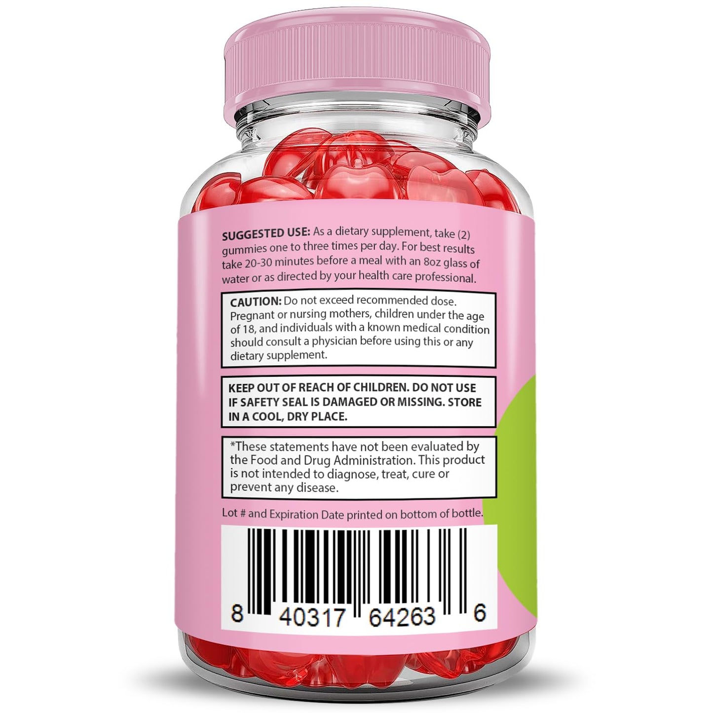 Justified Laboratories Fast Track Keto ACV Gummies Advanced Formula 1000mg Gummy, 60 Count
