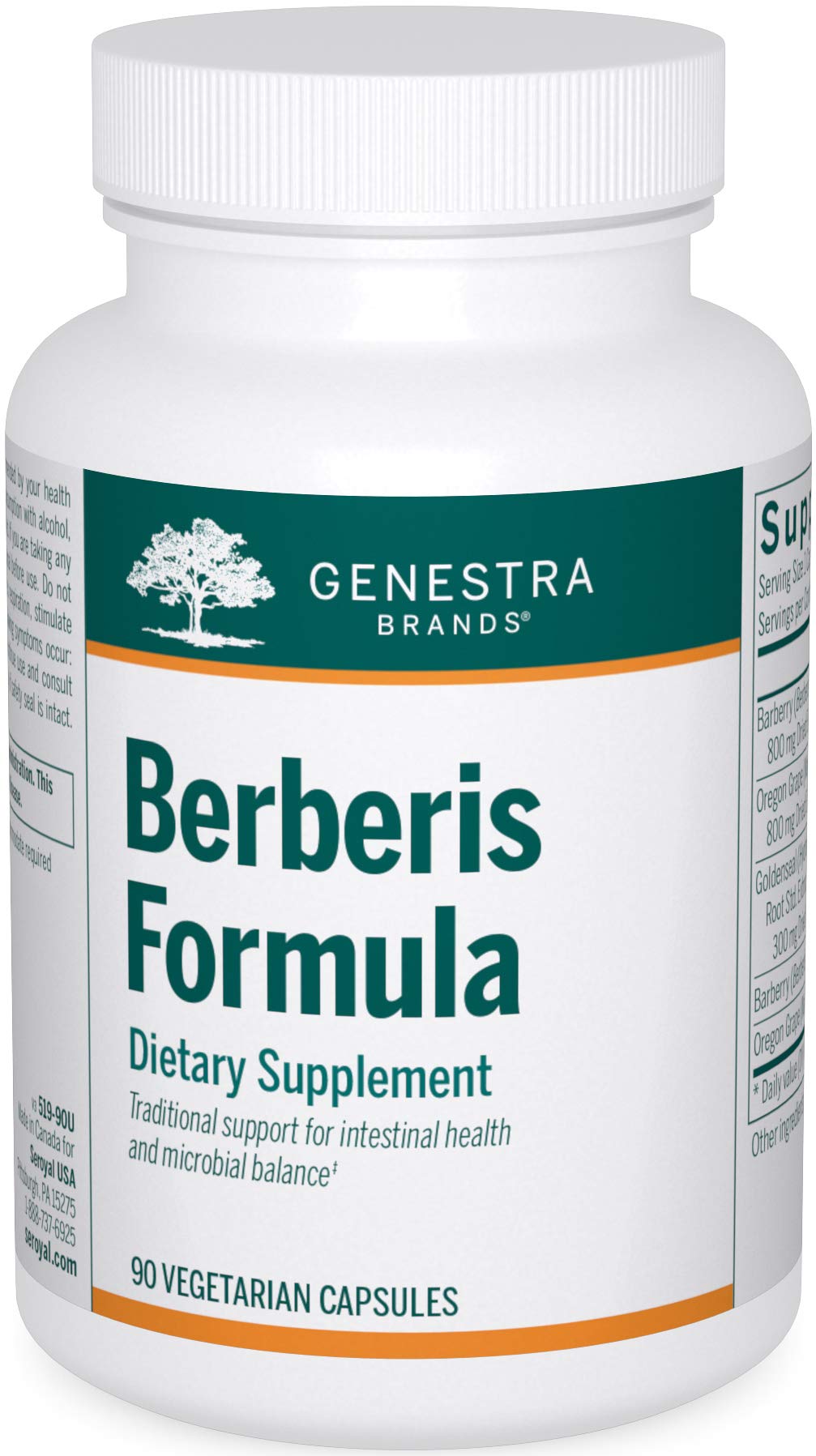 Genestra Brands Berberis Formula Capsule 90 Count