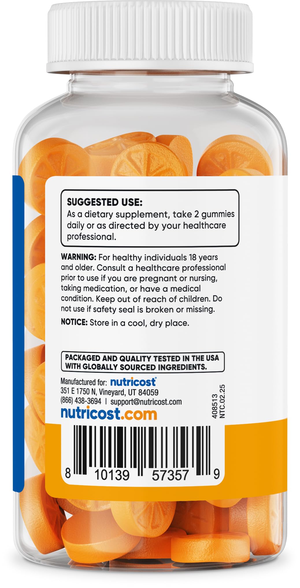Nutricost Turmeric Gummies (2,000mg) 120 Gummies