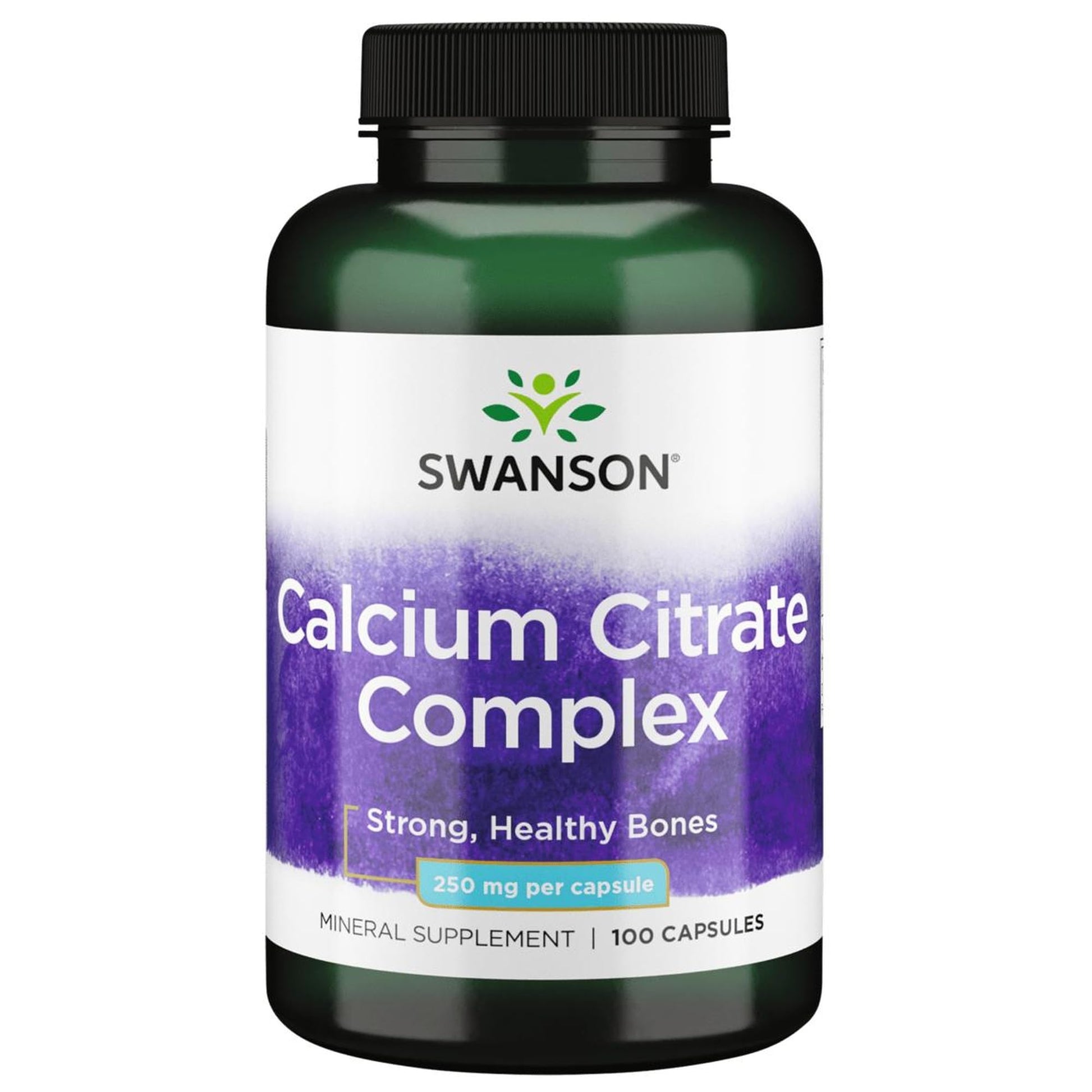 Swanson Calcium Citrate Complex Capsules 100 Count
