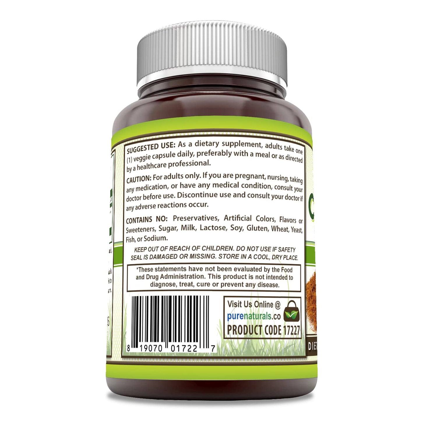 Pure Naturals Cat's Claw Capsules 120 Count