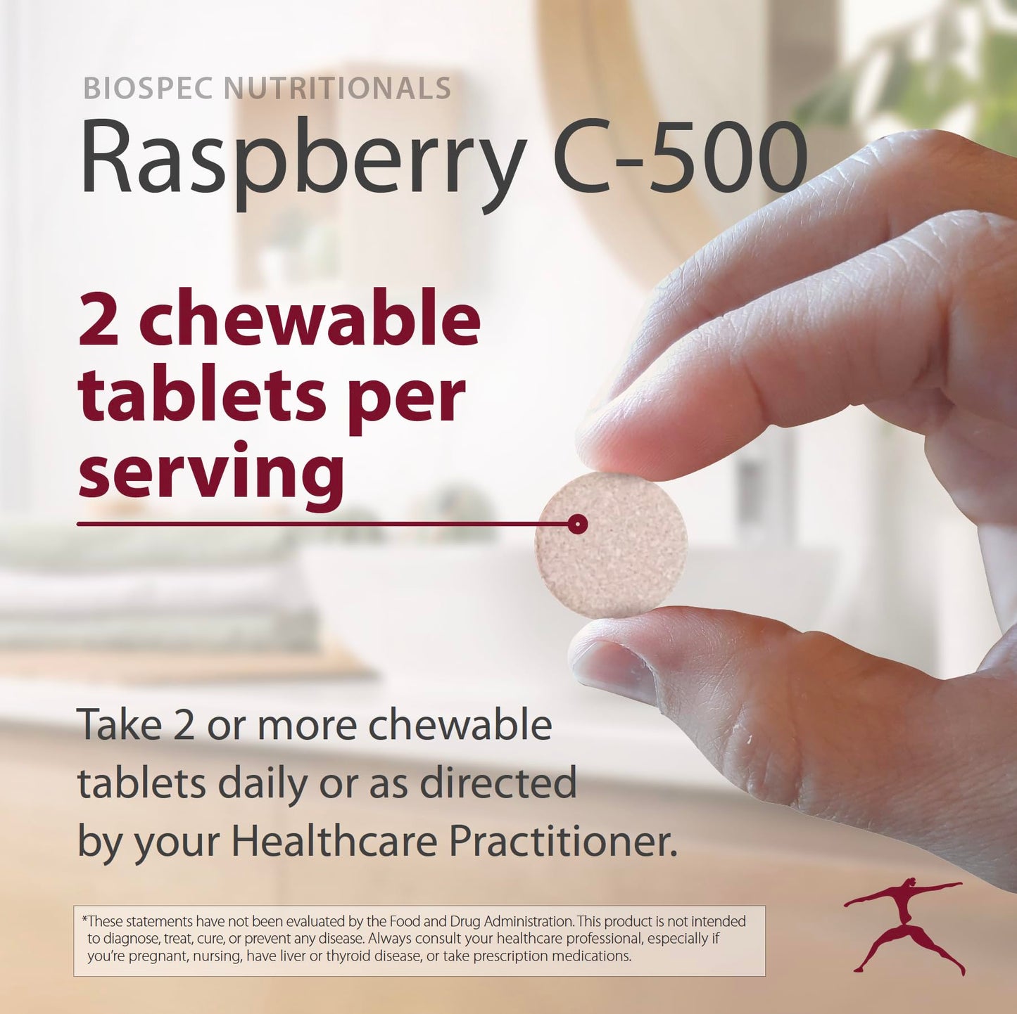 BIOSPEC NUTRITIONALS Raspberry C-500 Tablet 100