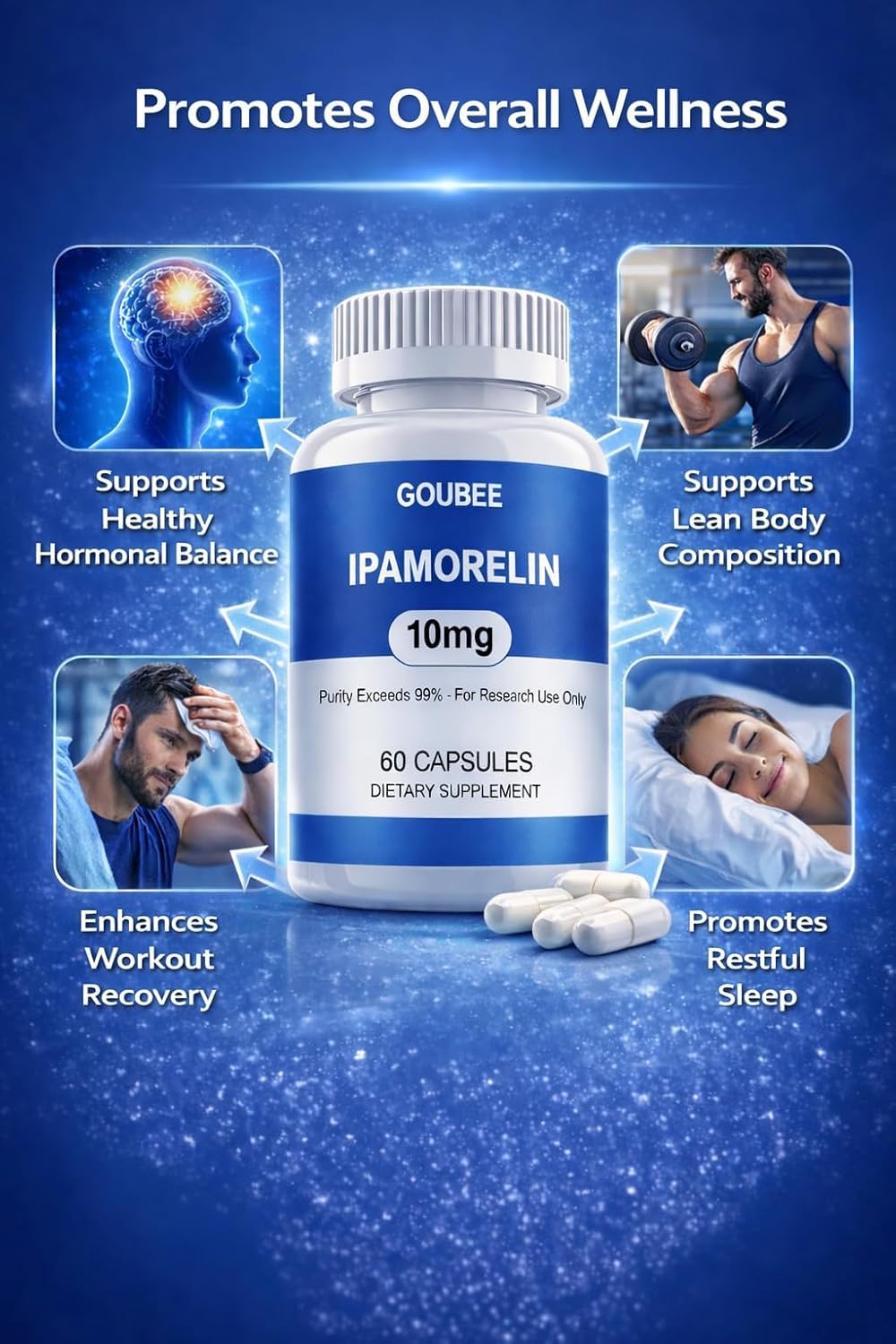 GOUBEE IPAMORELIN Capsules, 60 Count