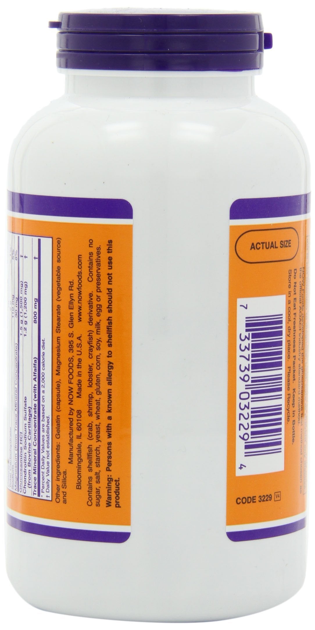NOW Foods Glucosamine and Chondroitin Capsules, 240 Count