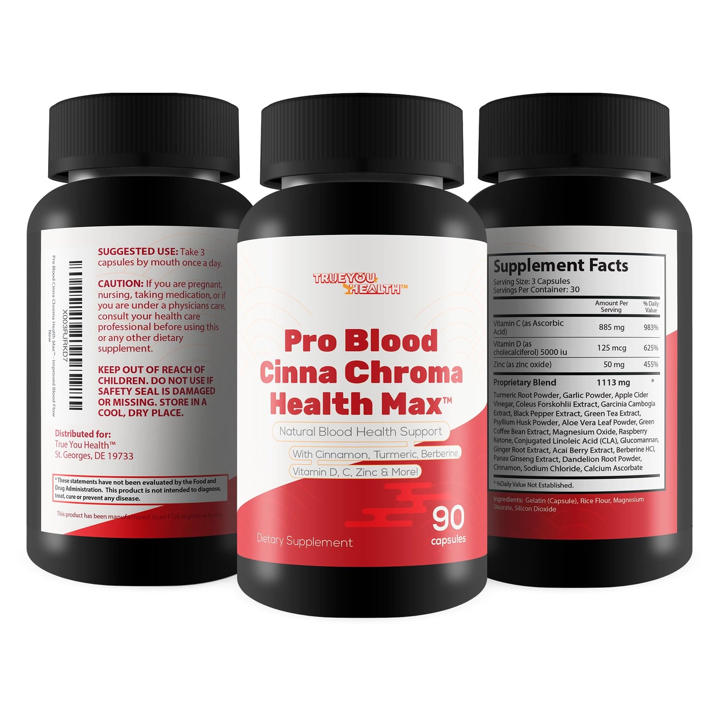 Generic Pro Blood Cinna Chroma Health Max Capsules 1 Count
