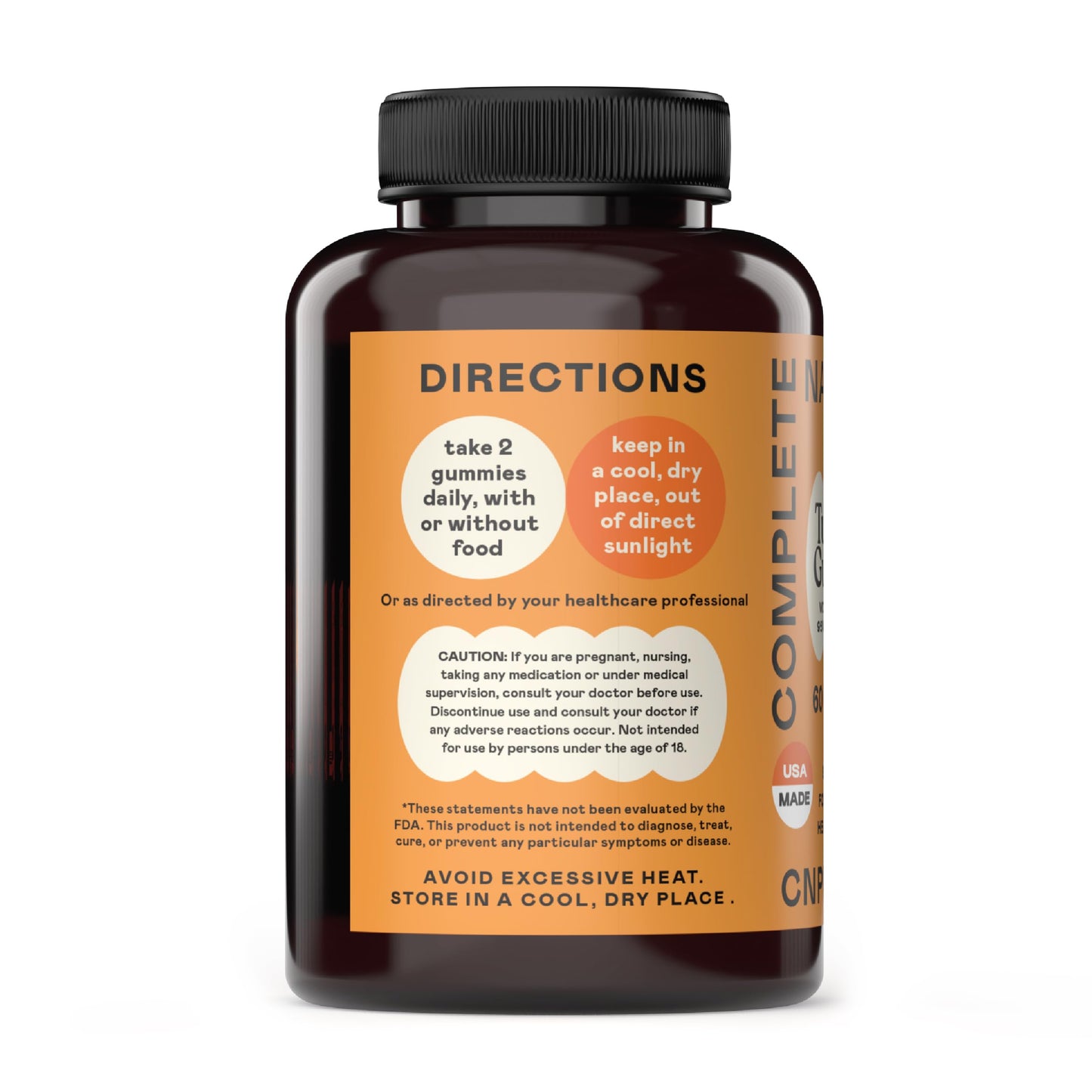 Complete Natural Products Turmeric Ginger Gummies 60 Count