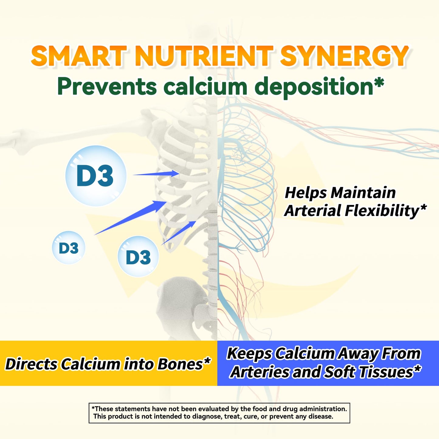 Nutriselect Vitamin D3 10,000IU + K2 (MK7) 200mcg with Extra Virgin Coconut Oil Softgels, 90 Softgels