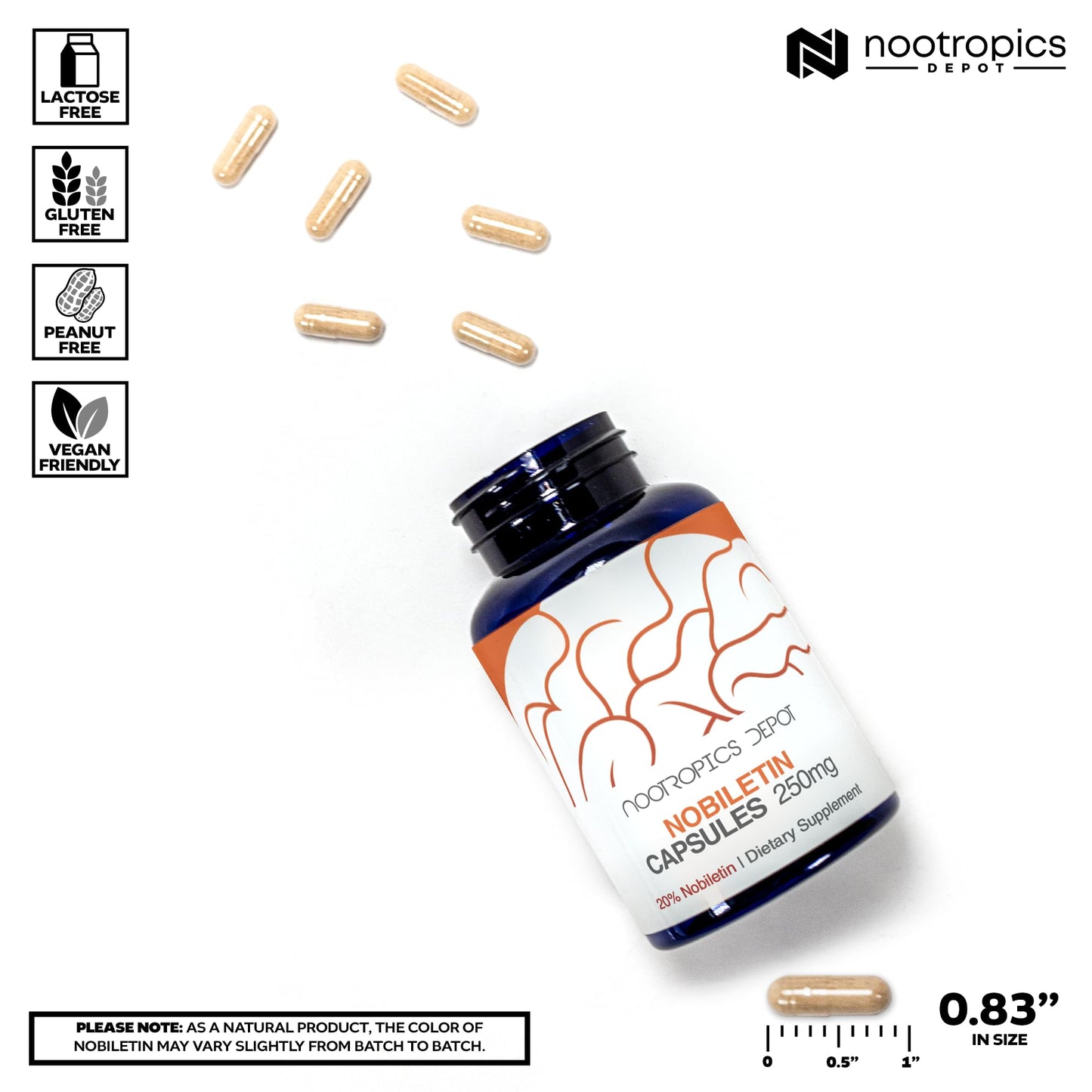 Nootropics Depot Nobiletin 250mg Capsule, 30 Count