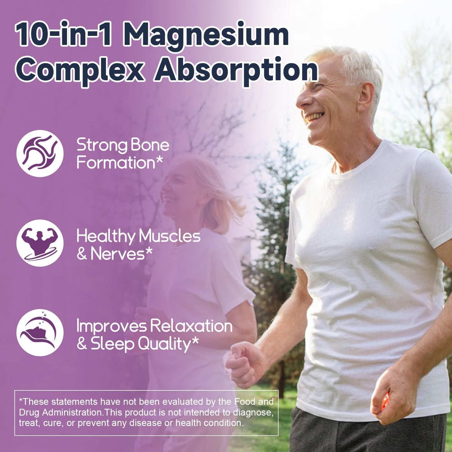 Totaria Magnesium Complex Supplement with Probiotics, Prebiotics & Digestive Enzymes Capsule, 120 Count