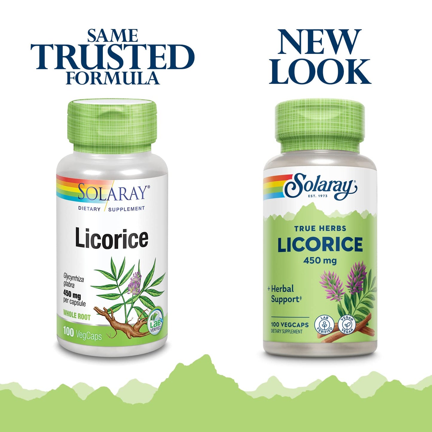 SOLARAY Licorice Root 450mg Capsule, 100 VegCaps