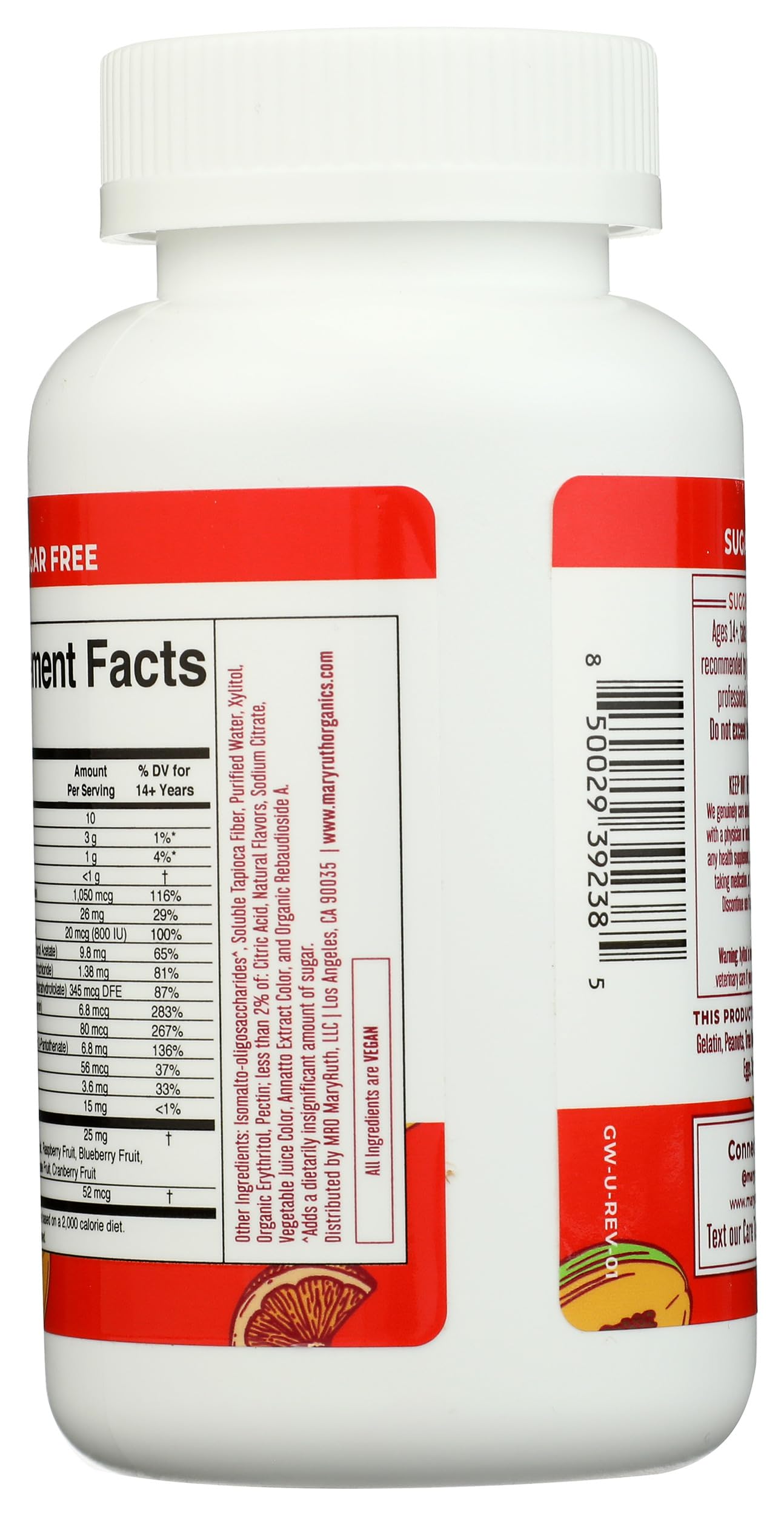 MARYRUTH'S Men's Multivitamin Gummies, 60 Count