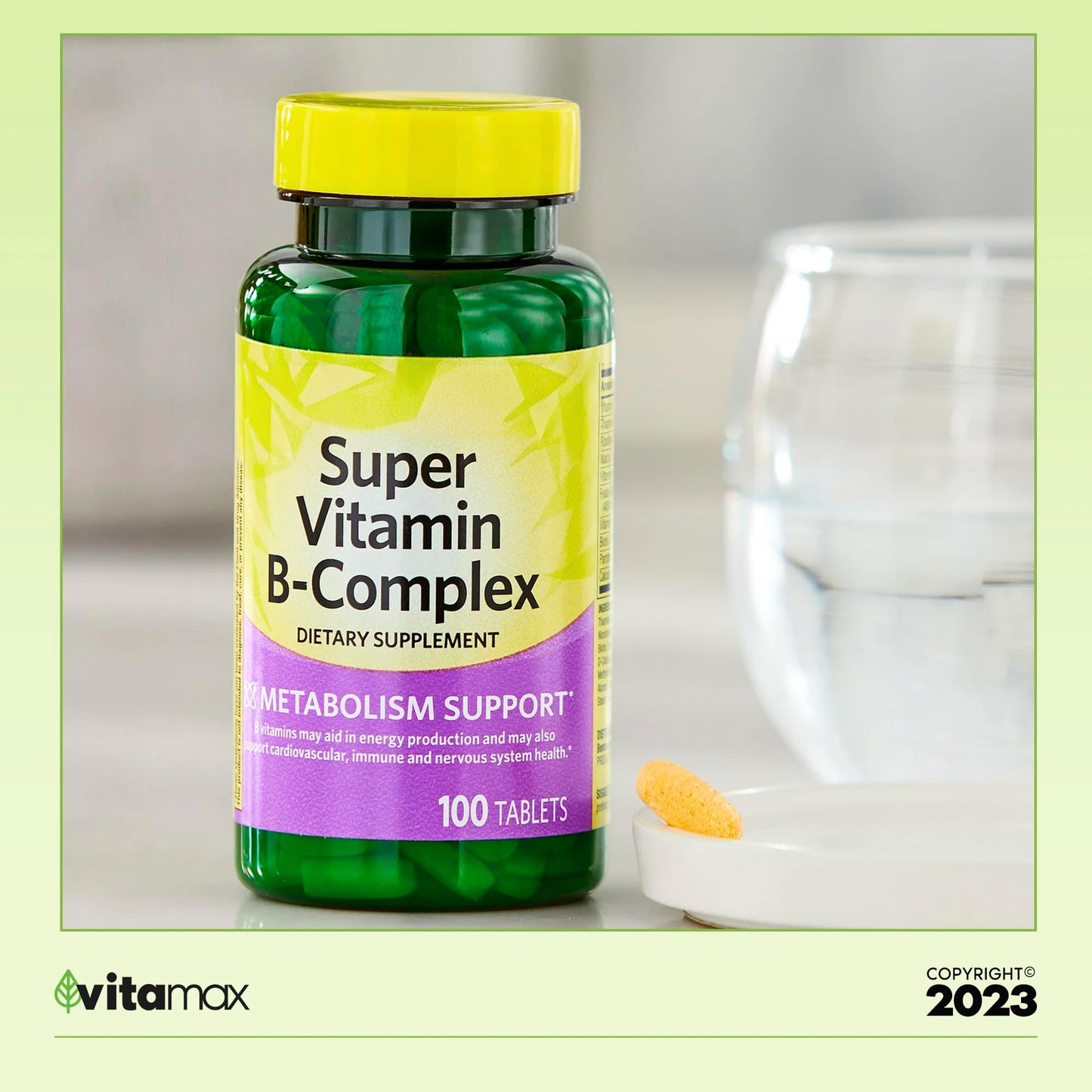 Generic Vitamin B-Complex Tablet 250 Count