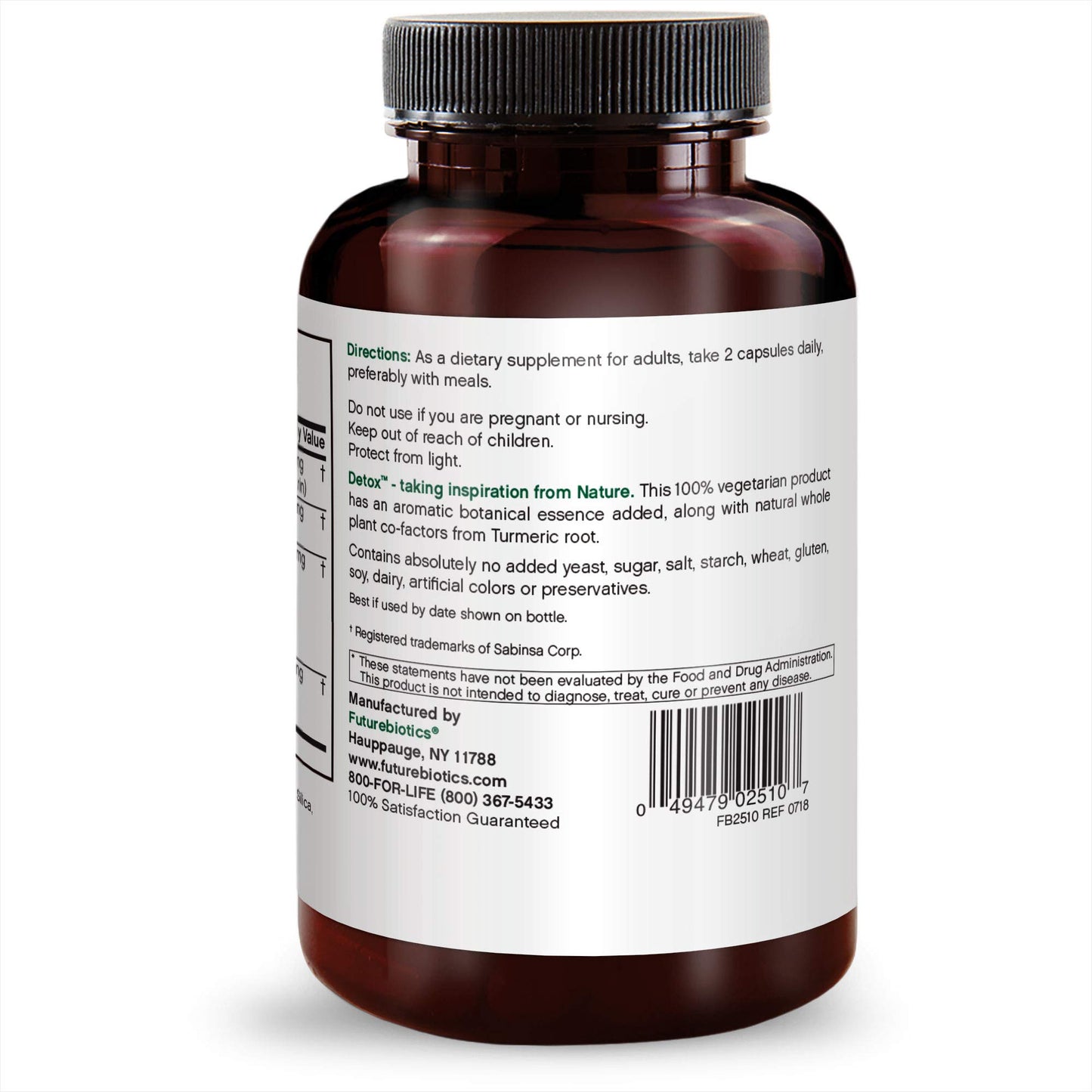 Futurebiotics Detox Daily Liver Support 30 Capsules
