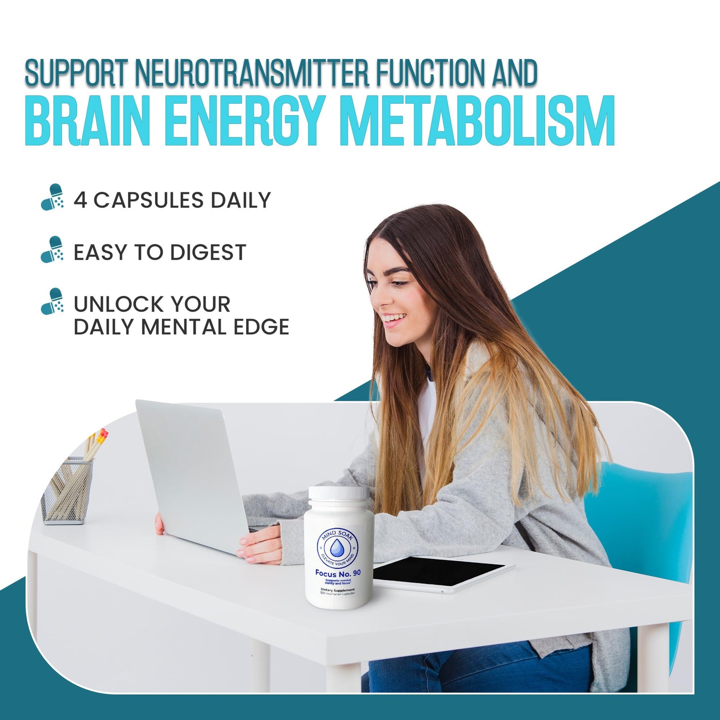 Mind Soak Focus No. 90 Capsules