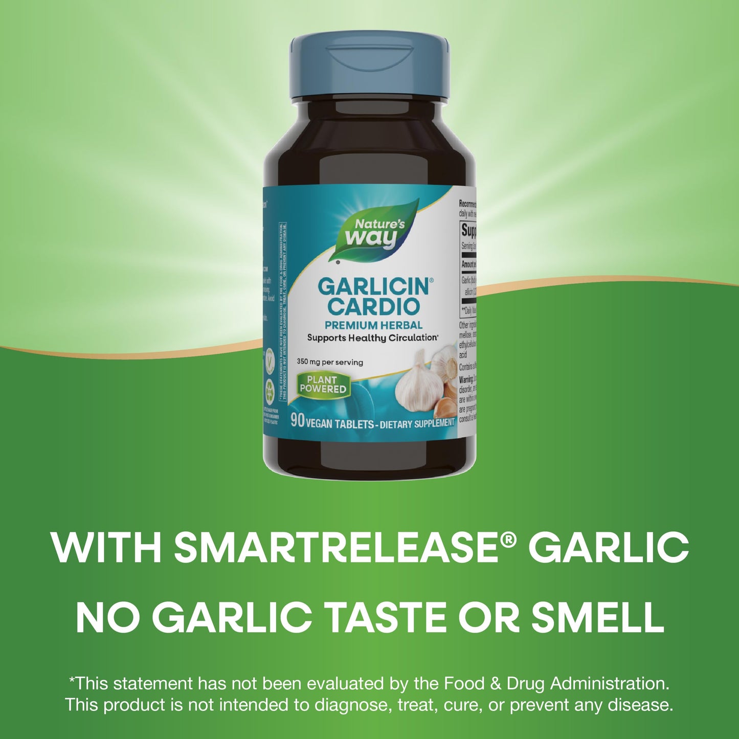 Nature's Way Garlicin Cardio 180 Tablets