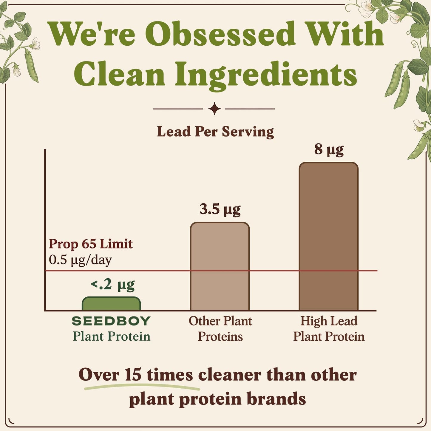 Seedboy Organic Pea Protein Powder 1 lb
