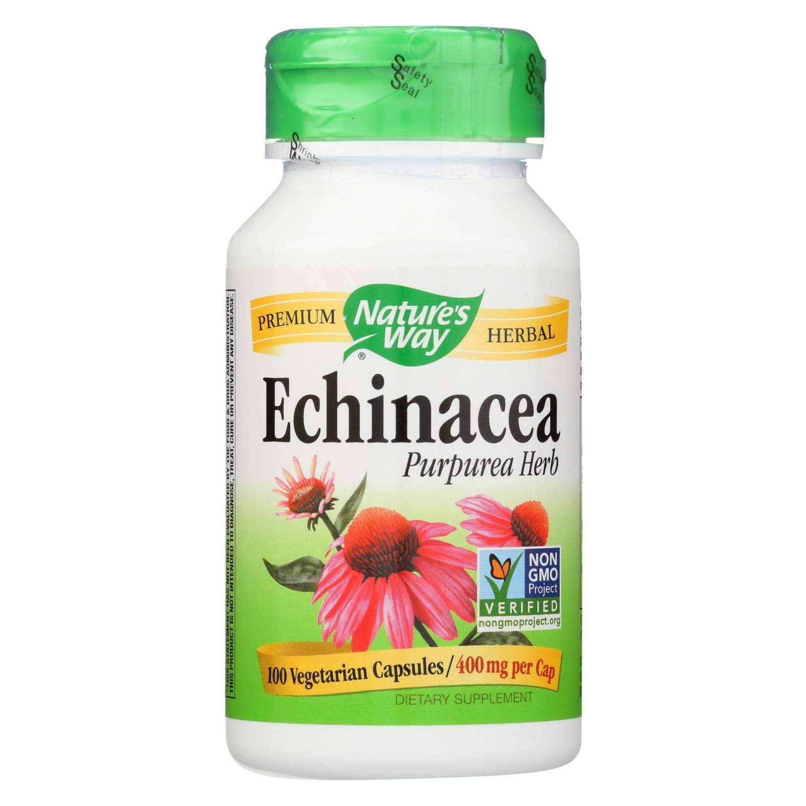 Nature's Way Echinacea Herbal Supplement Capsules 1 Count