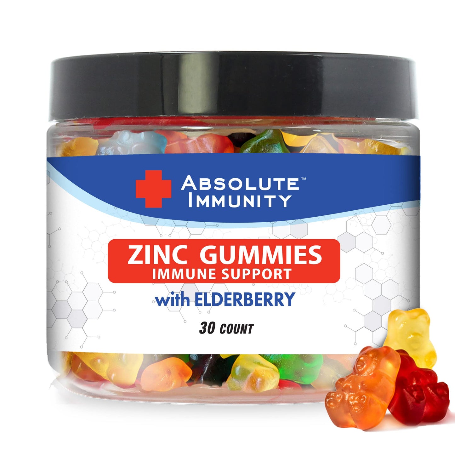 Absolute Nutrition Immunity-Elderberry with Zinc Gummies 30 Count