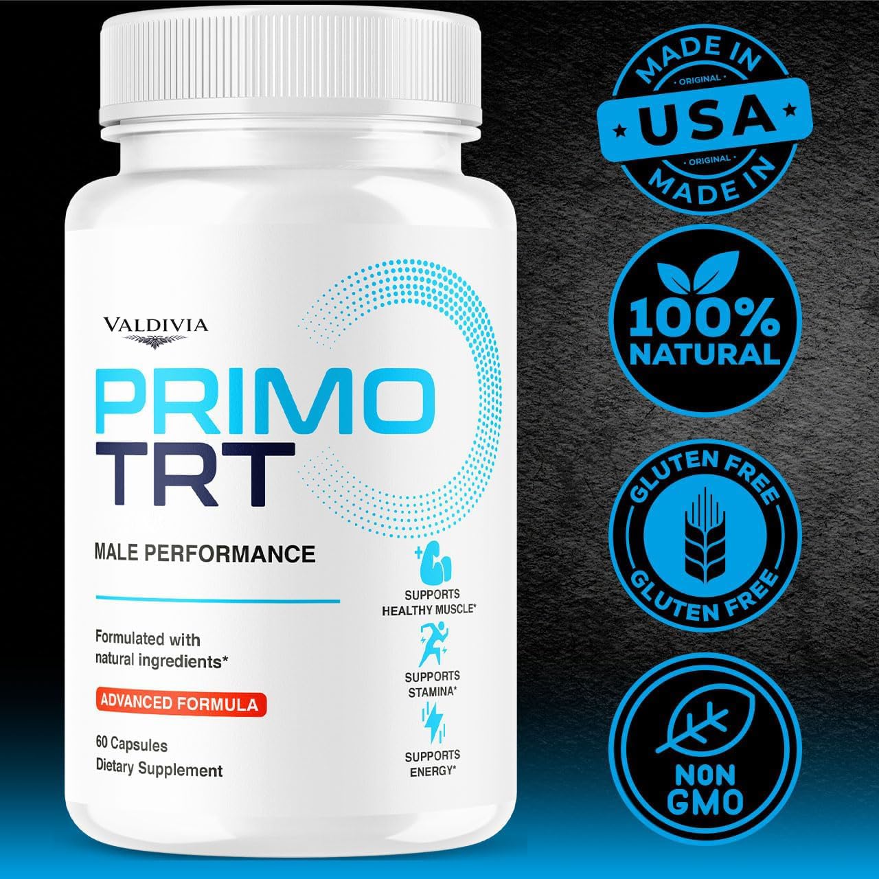 Valdivia Primo TRT Capsules, 180 Capsules