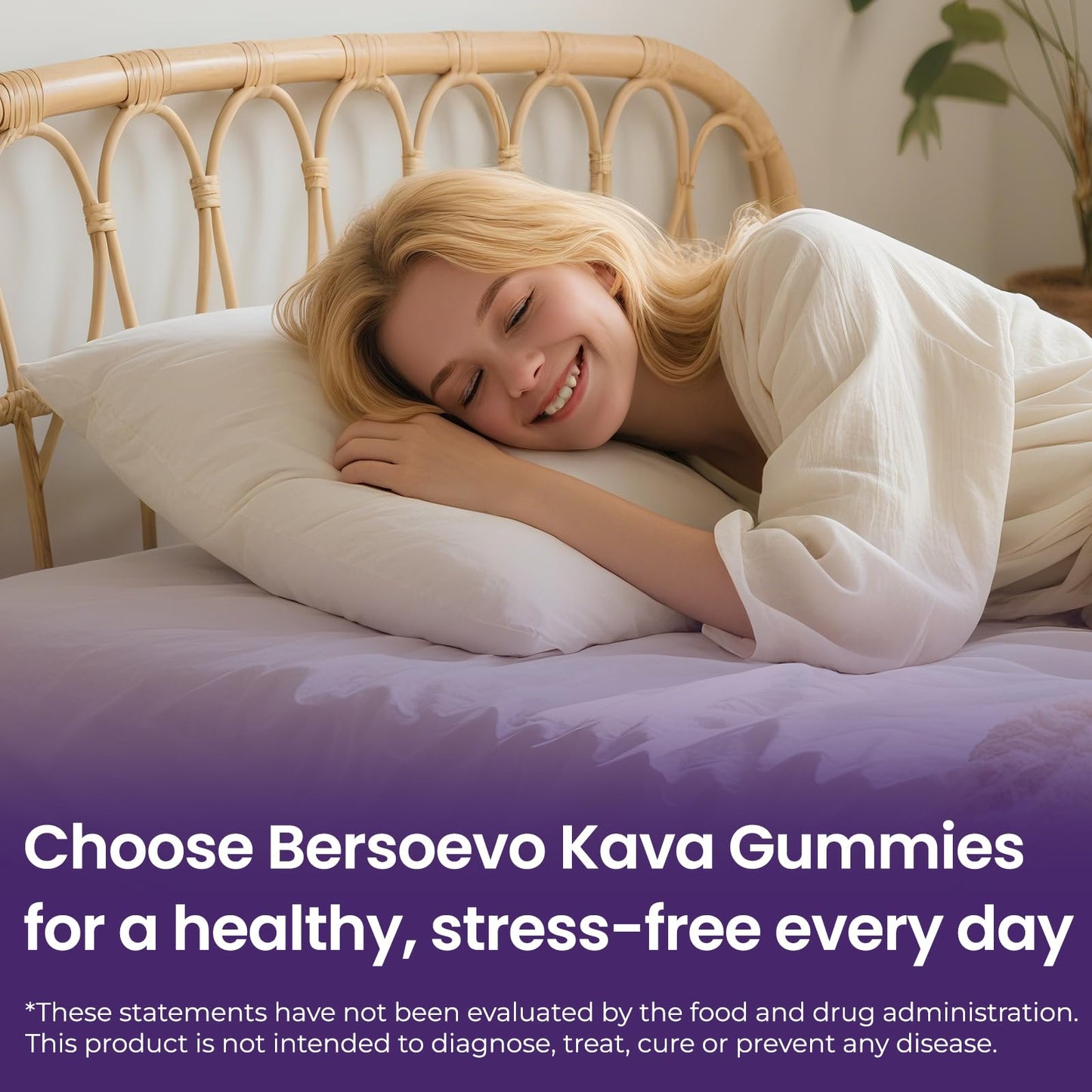 BERSOEVO Kava Gummies 500mg, 60 Count