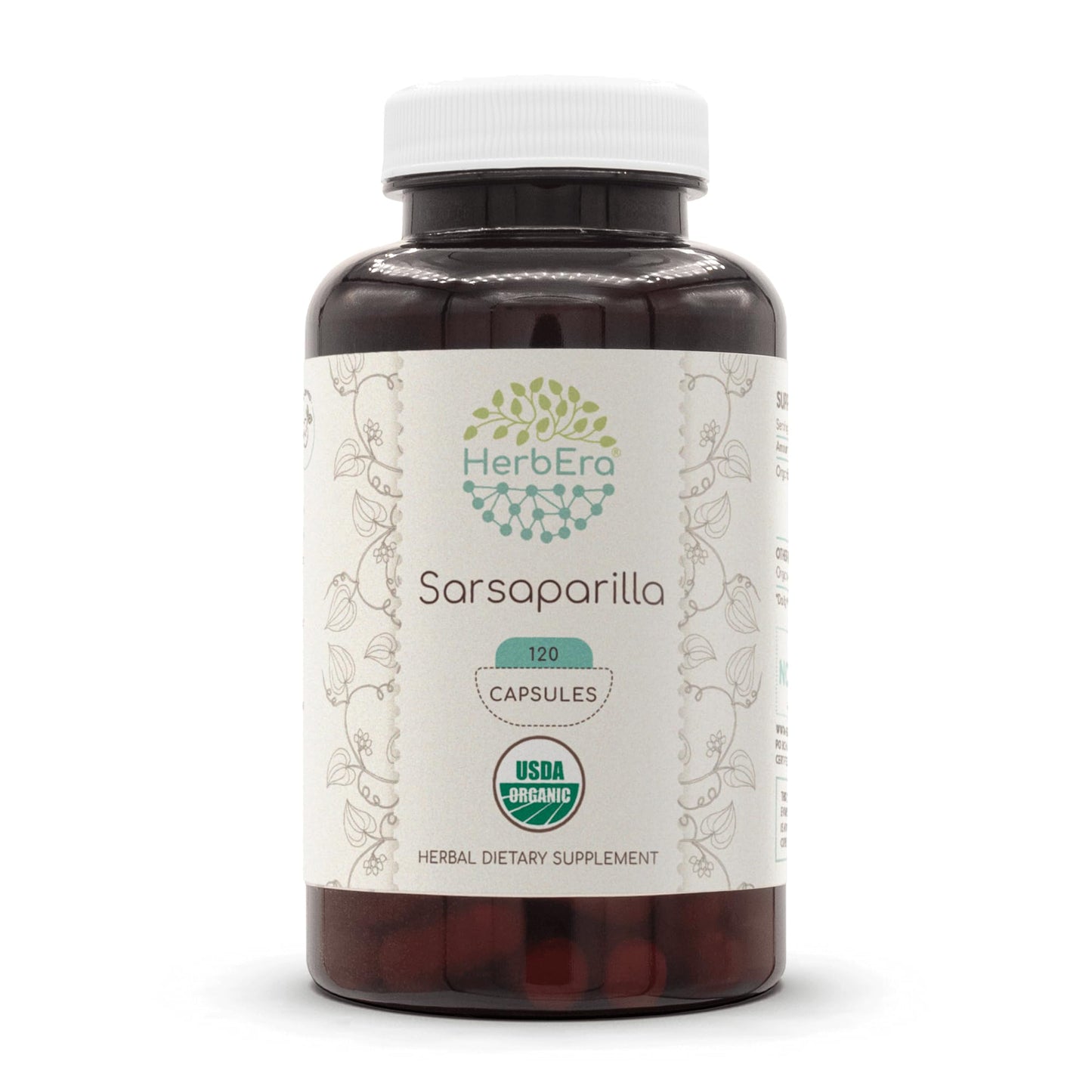 HerbEra Sarsaparilla Capsules 120 Count