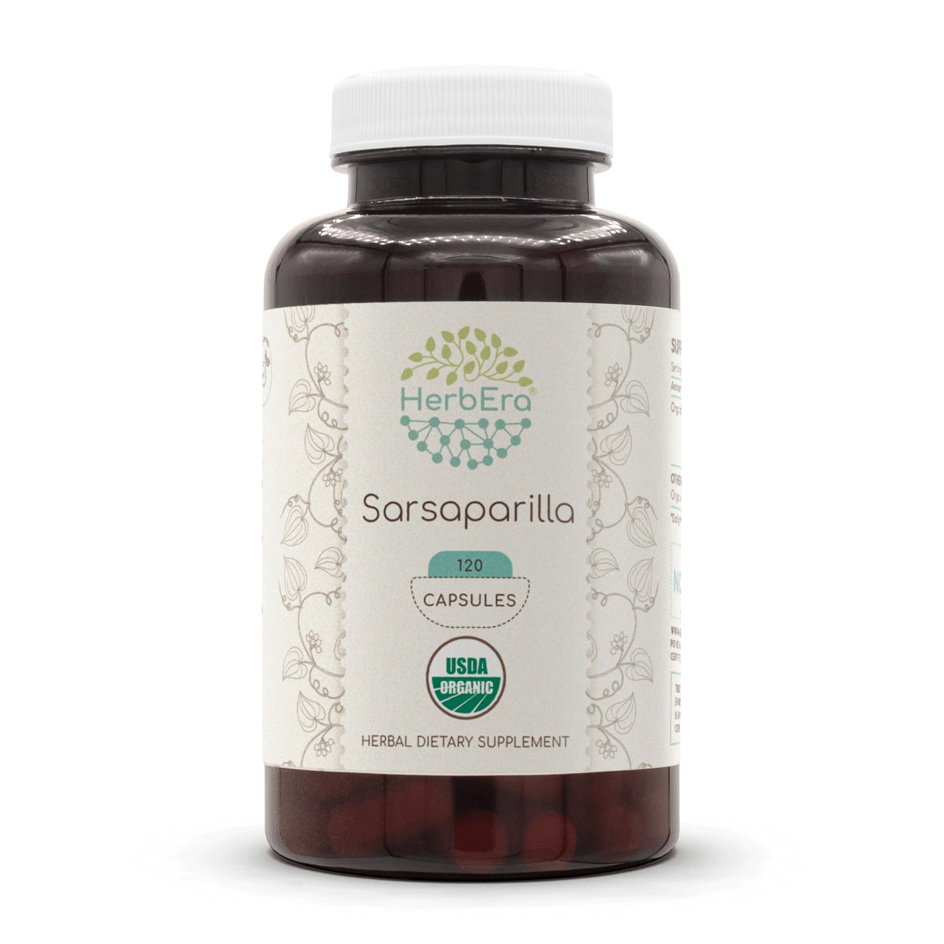 HerbEra Sarsaparilla Capsules 120 Count
