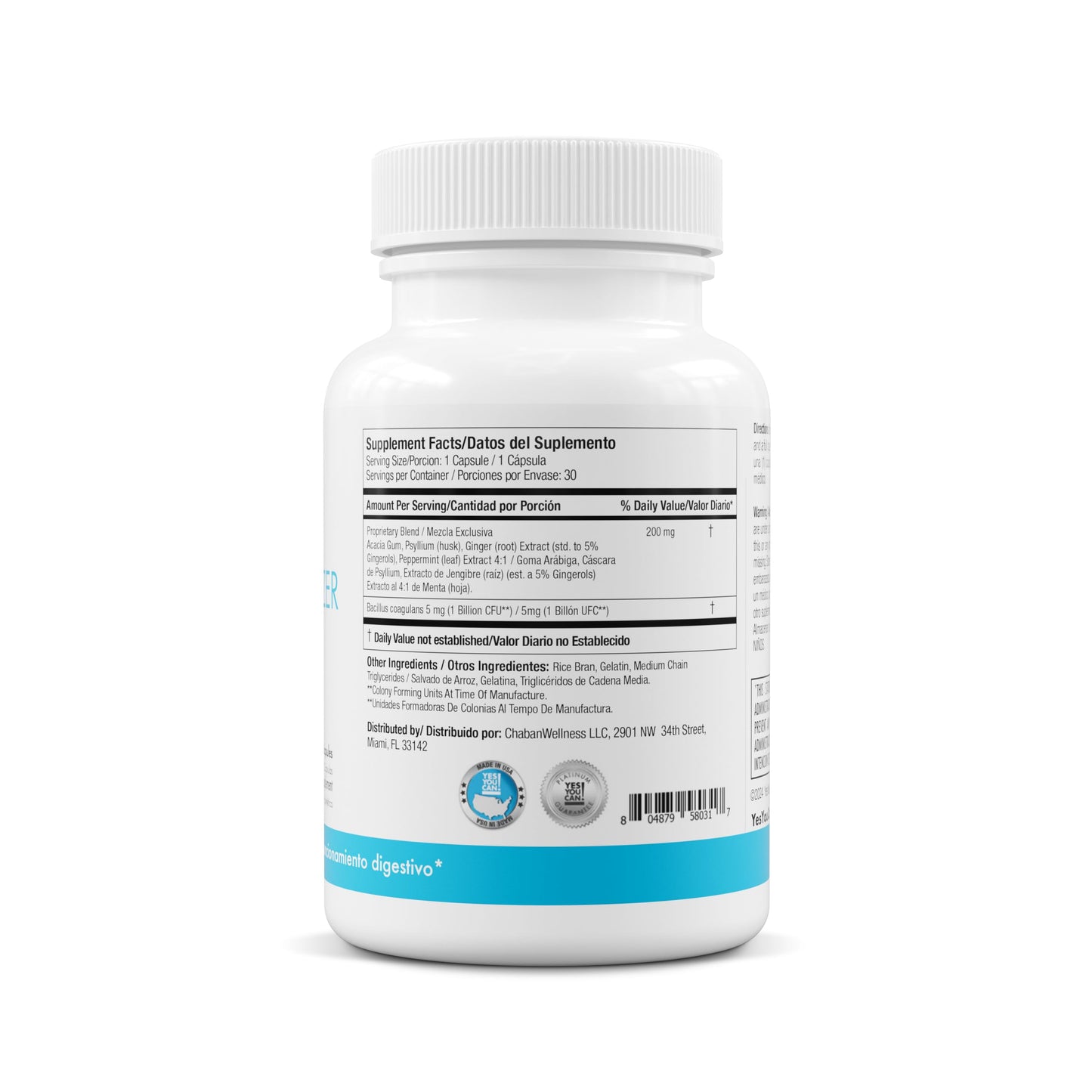Yes You Can! Probiotics Colon Optimizer Supplement Capsule, 60 Capsules