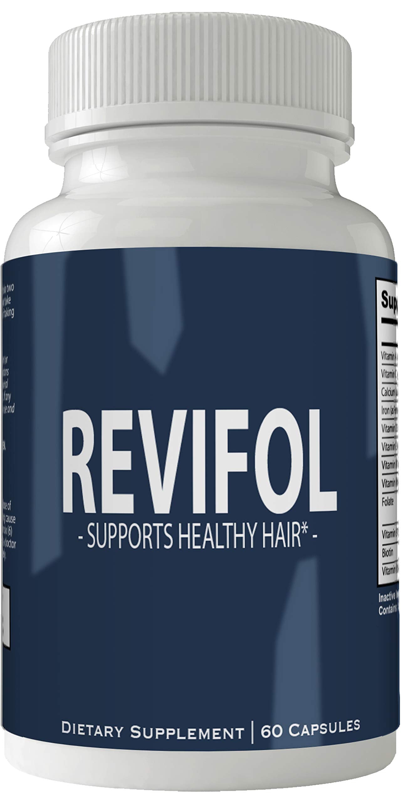 nutra4health LLC Revifol Hair Skin and Nails Supplement with Biotin 60 Capsules