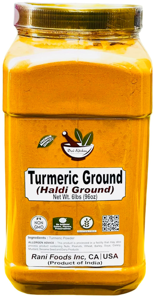 DESI KITCHEN AUTHENTIC INDIAN PRODUCTS Turmeric Ground (Haldi Powder) 96