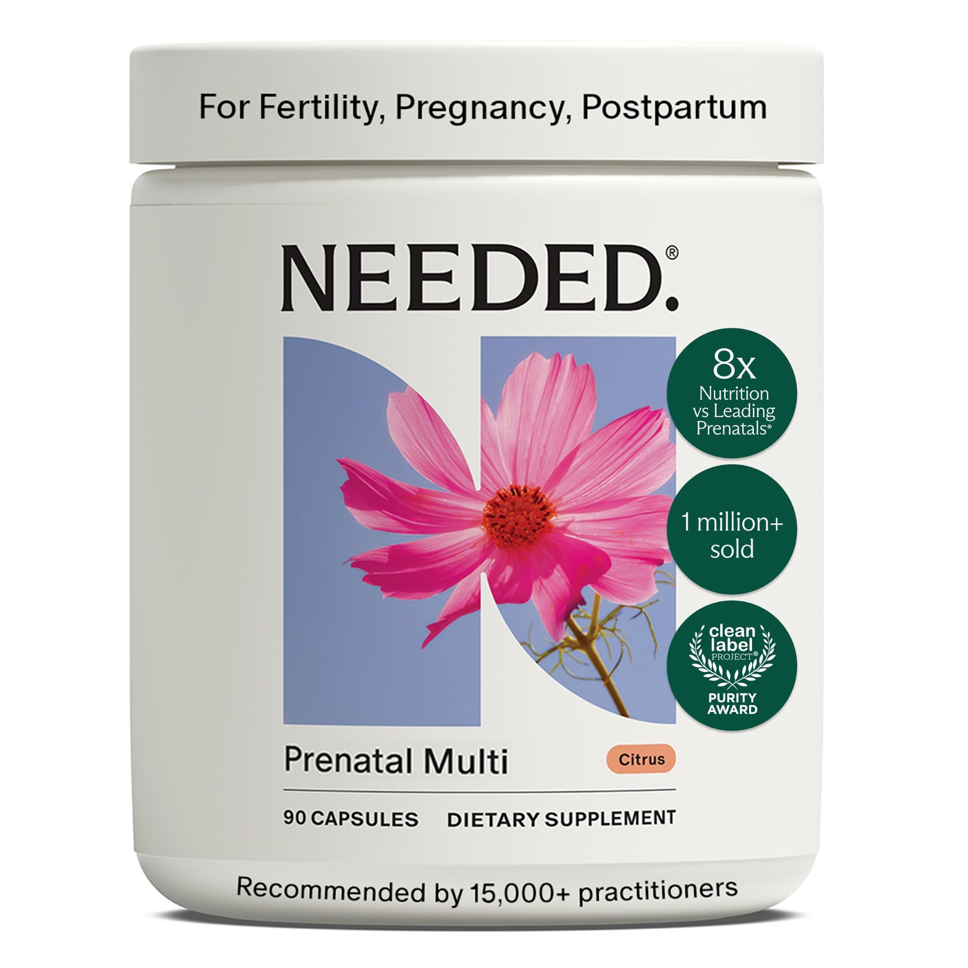 Needed. Prenatal Multi Essentials Capsule - 90 Count