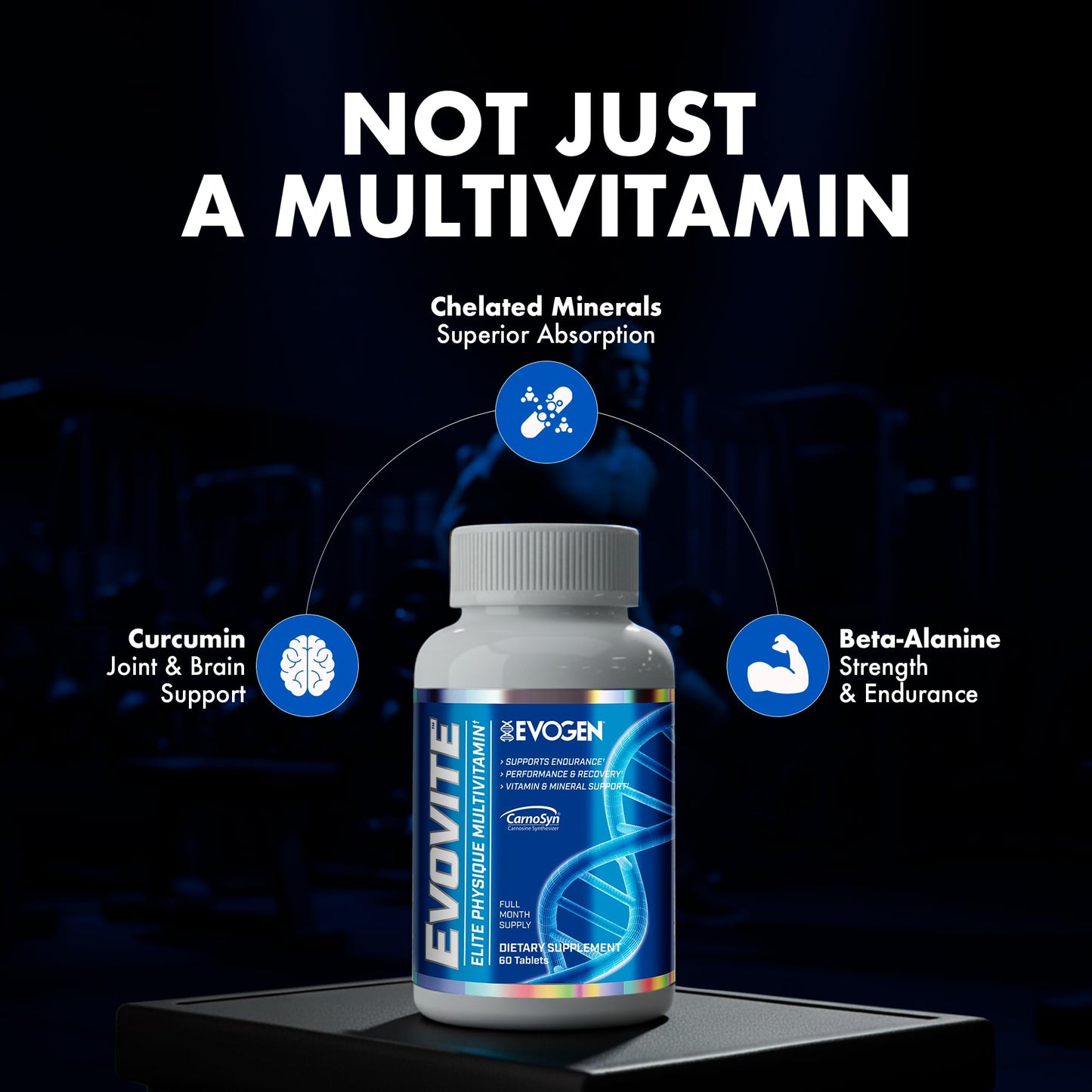 Evogen Evovite Elite Physique Multivitamin for Women & Men Tablet 60 Count