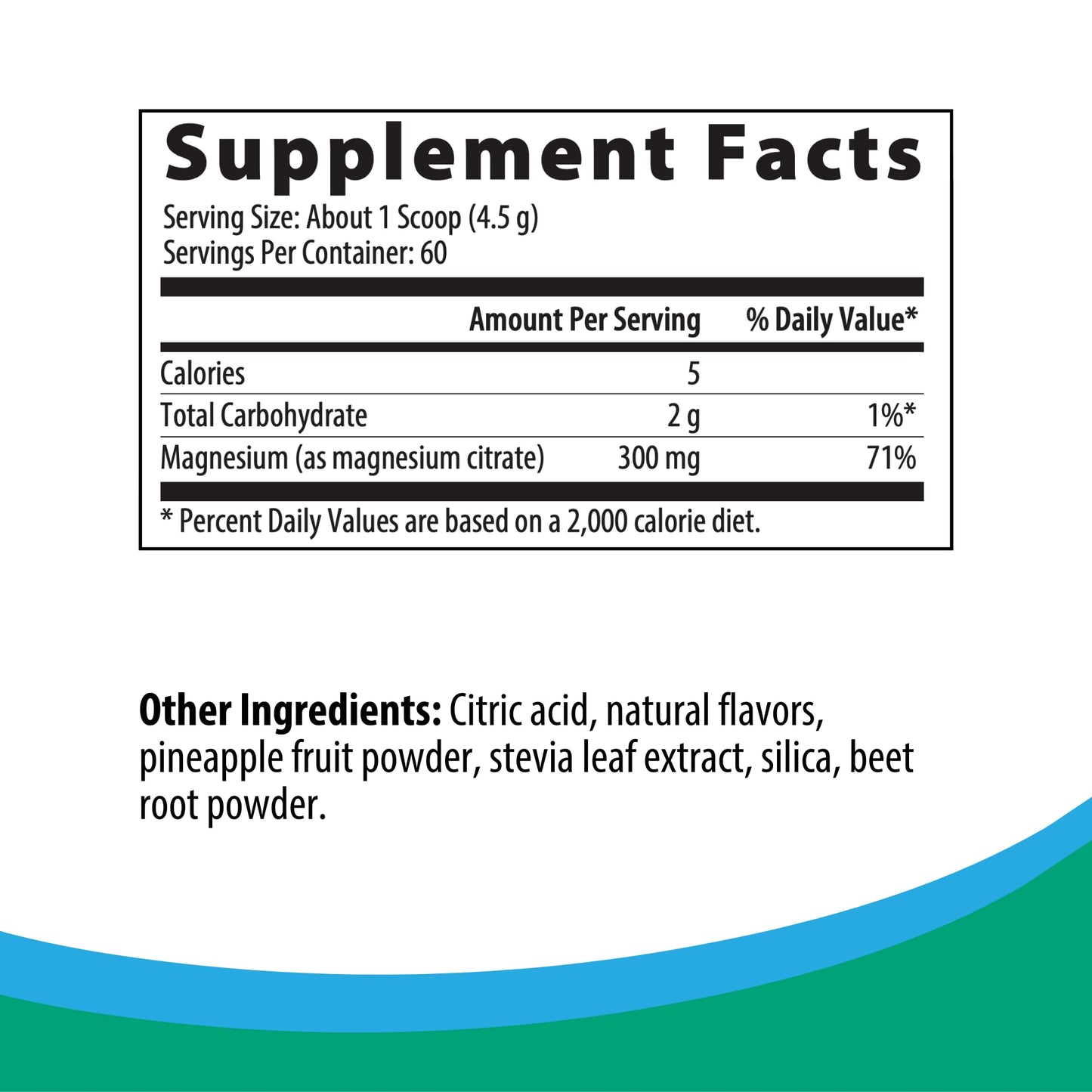 Rootcology Magnesium Citrate Powder 9.52 Ounce