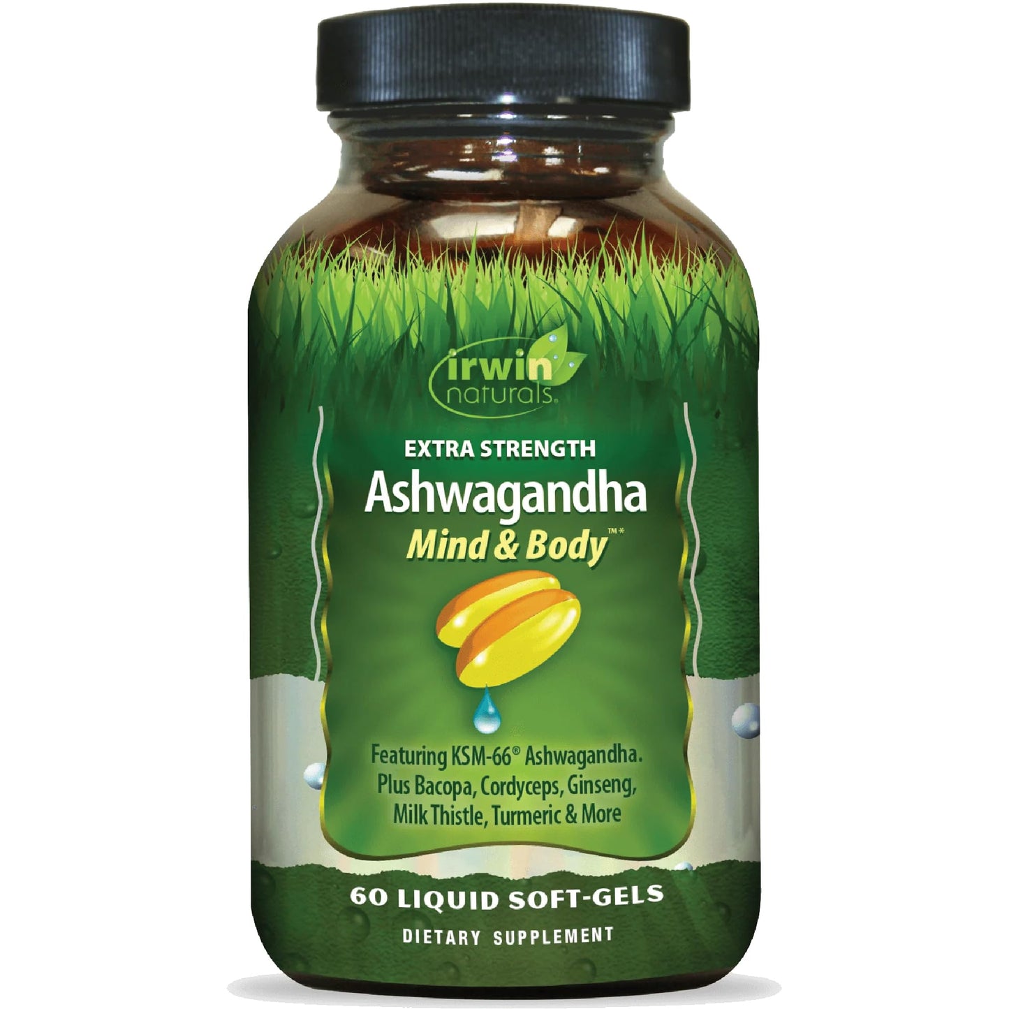 Irwin Naturals Ashwagandha Mind & Body Support Softgel 1 Count