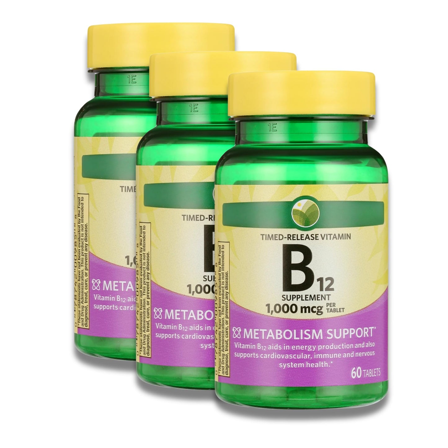 KP+ Vitamin B12 1000 mcg Timed-Release Tablet, 180 Tablets