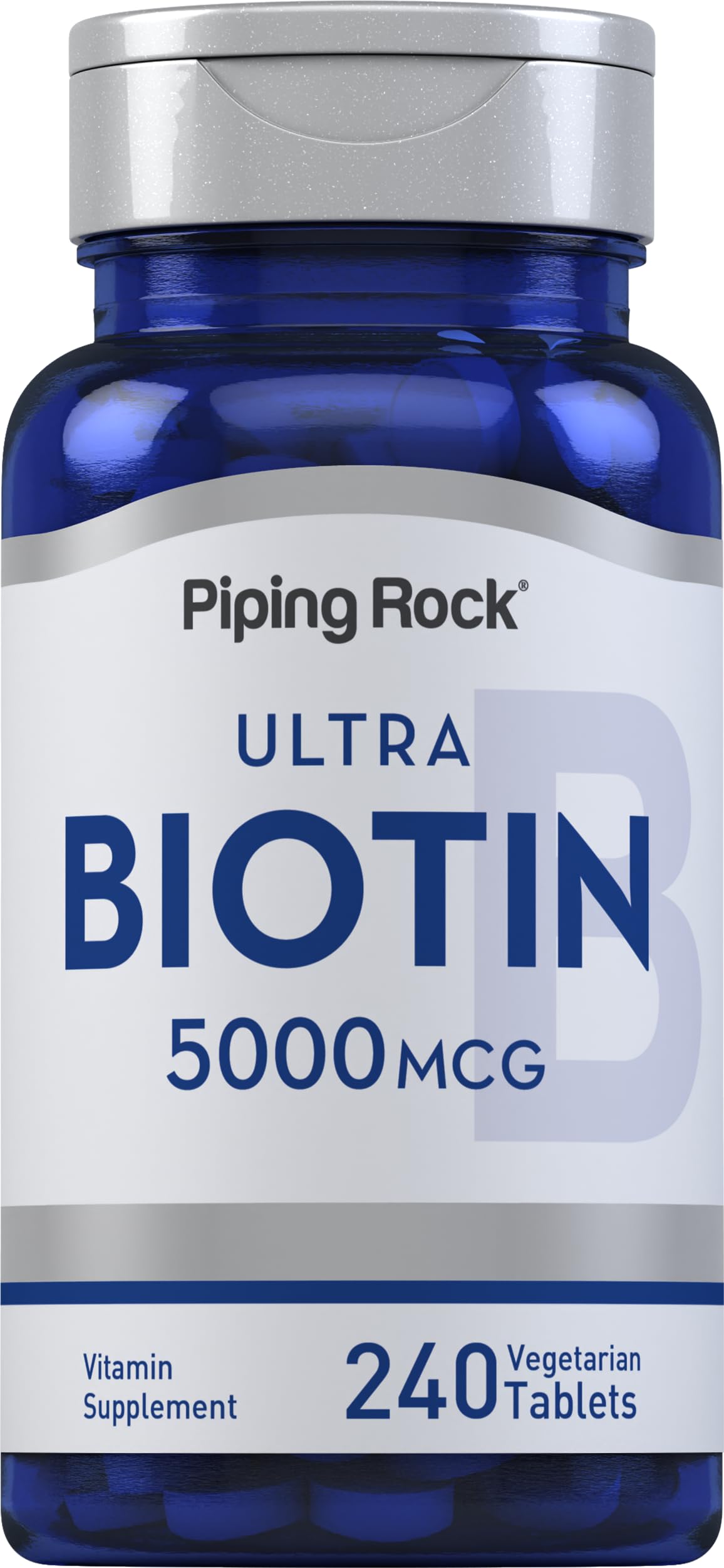 Piping Rock Biotin 5000mcg Tablet 240