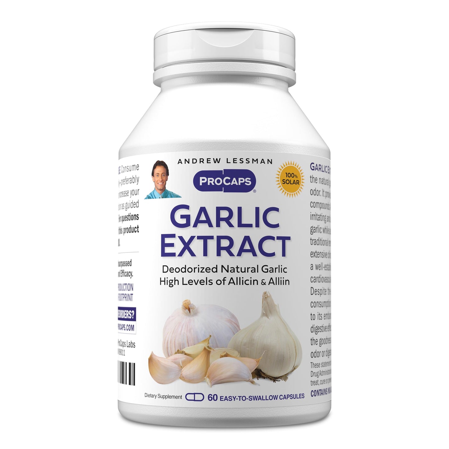 ANDREW LESSMAN Garlic Extract Capsules, 60 Count