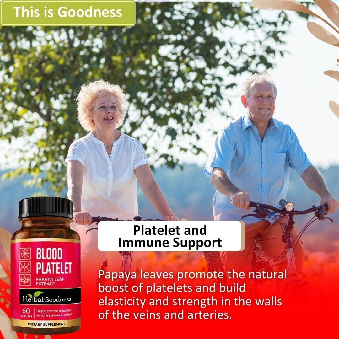 Herbal Goodness Papaya Leaf Extract Capsule, 60 Count