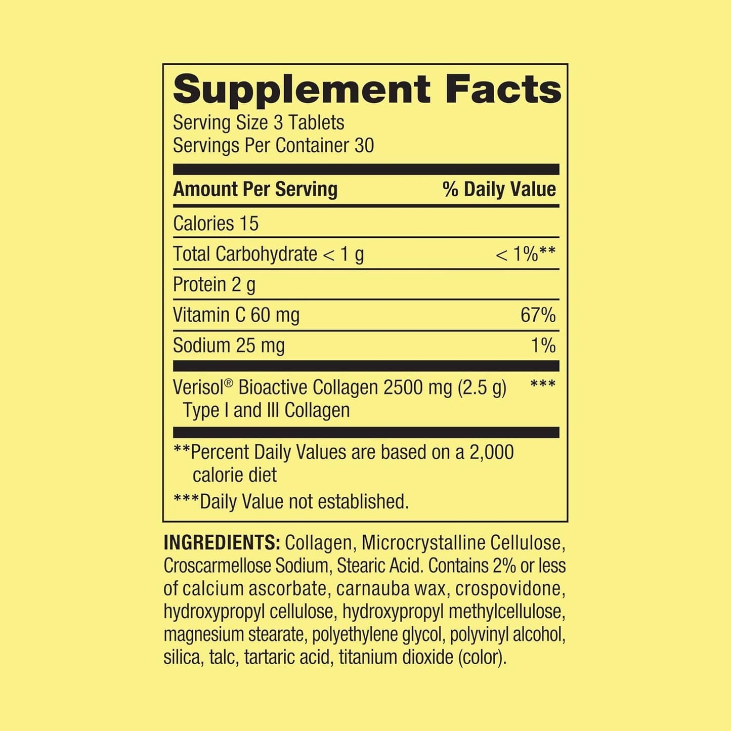 BASKETGOODS Collagen + C Tablets, 90 Tablets