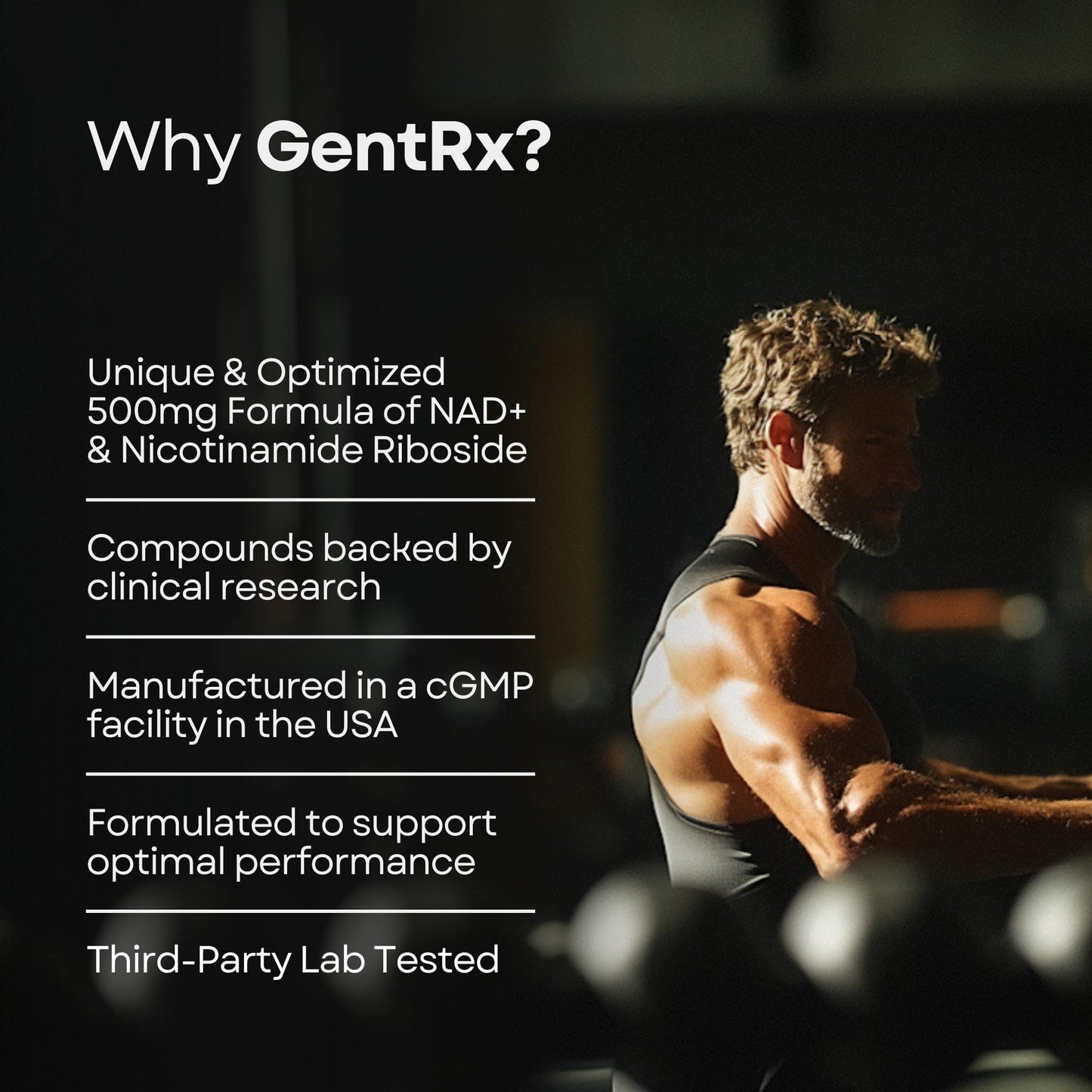 GentRx NAD+ & NR Capsule 30 Count