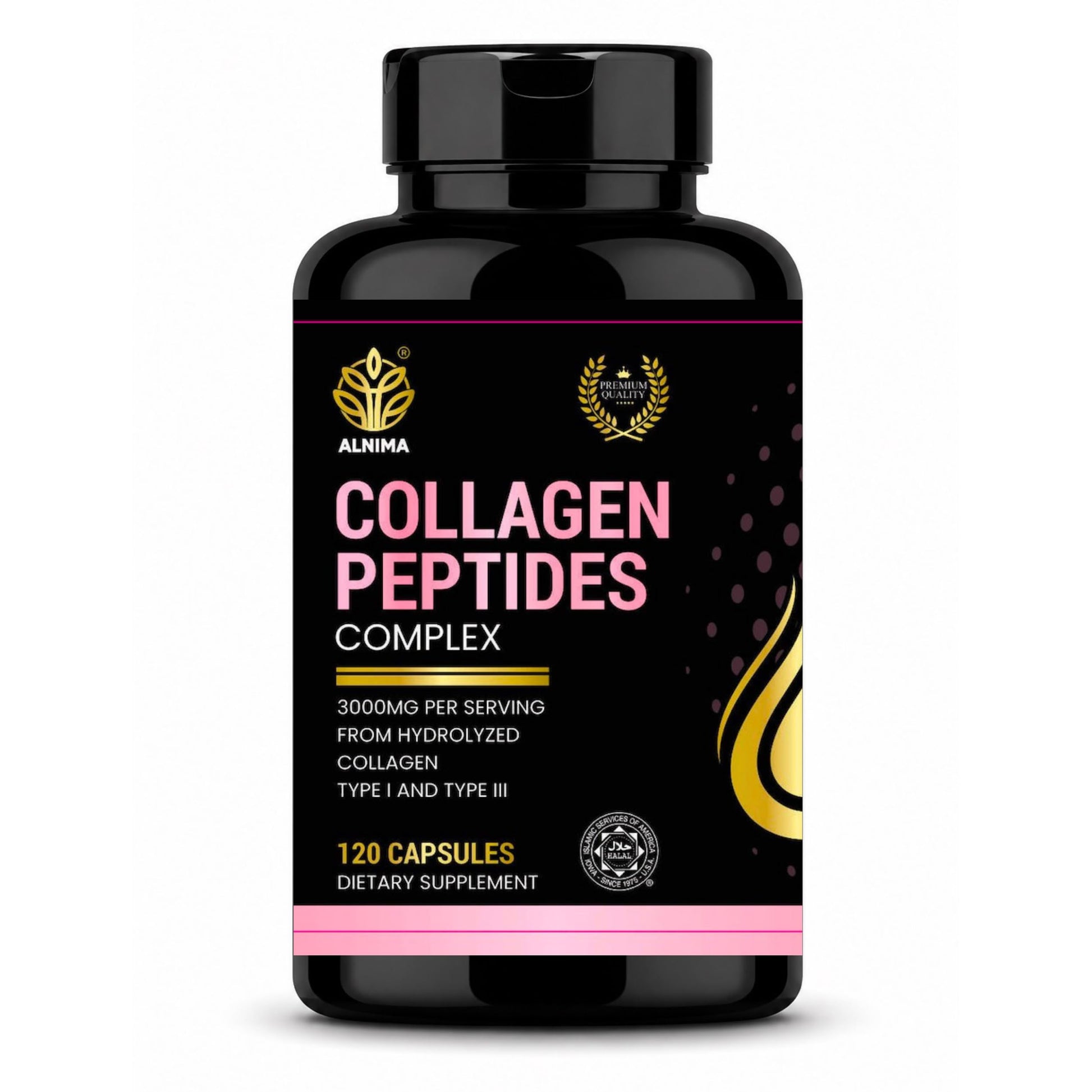 ALNIMA Collagen Peptides Complex Capsules, 120 Capsules