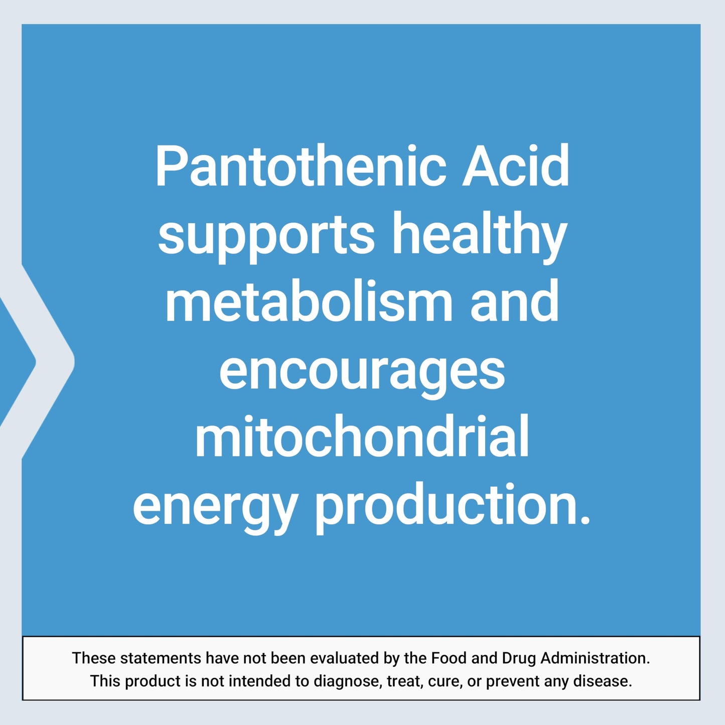 Life Extension Pantothenic Acid 500 mg Capsule, 100 Capsules