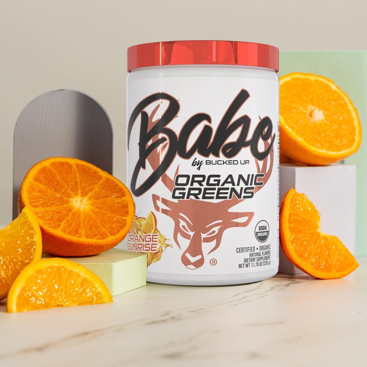 Bucked Up Greens Superfood Powder Orange Sunrise, 11.75 oz