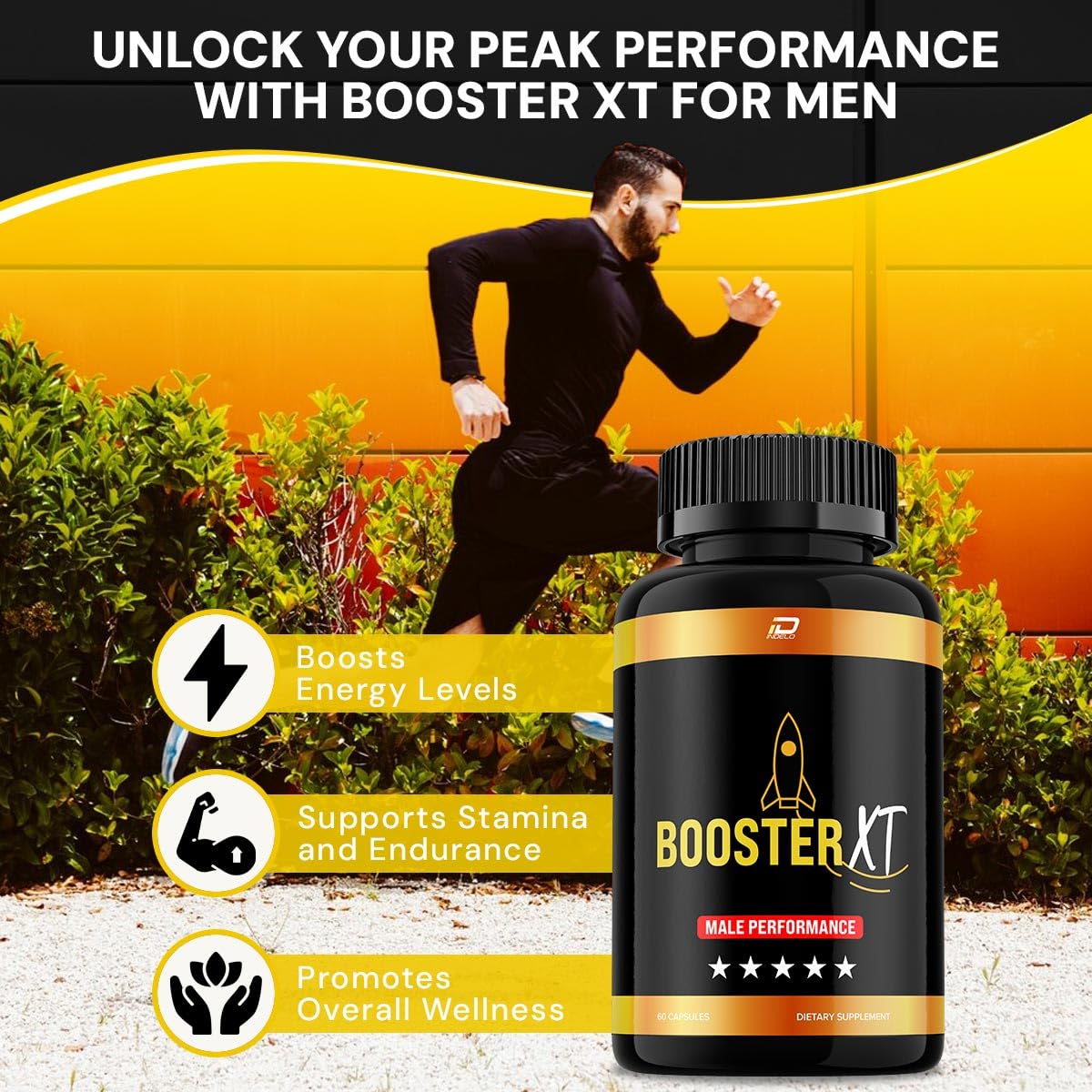 Indelo Booster XT for Men Capsules, 300 Capsules