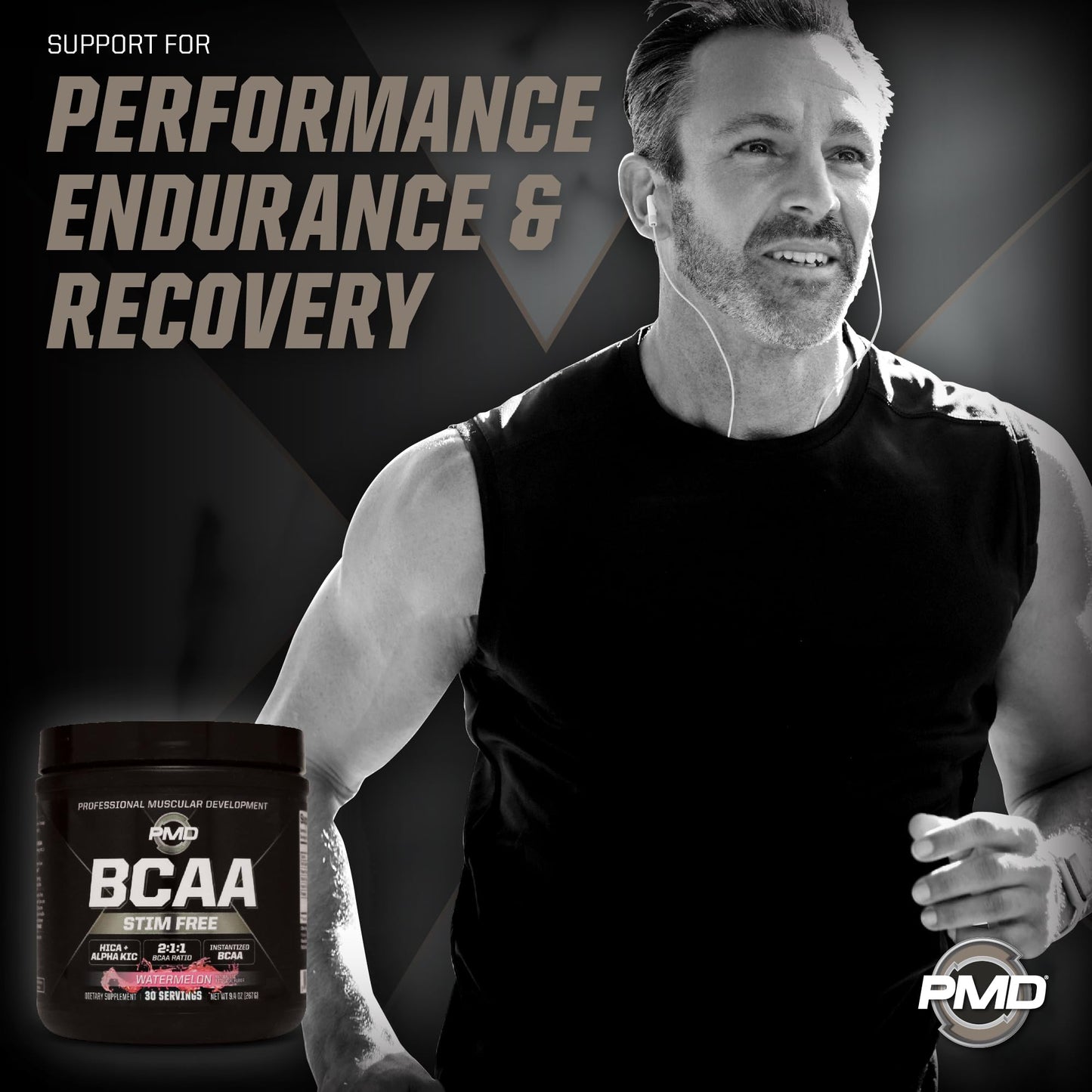 PMD BCAA Stim-Free Amino Acids Powder 9.2 Ounces