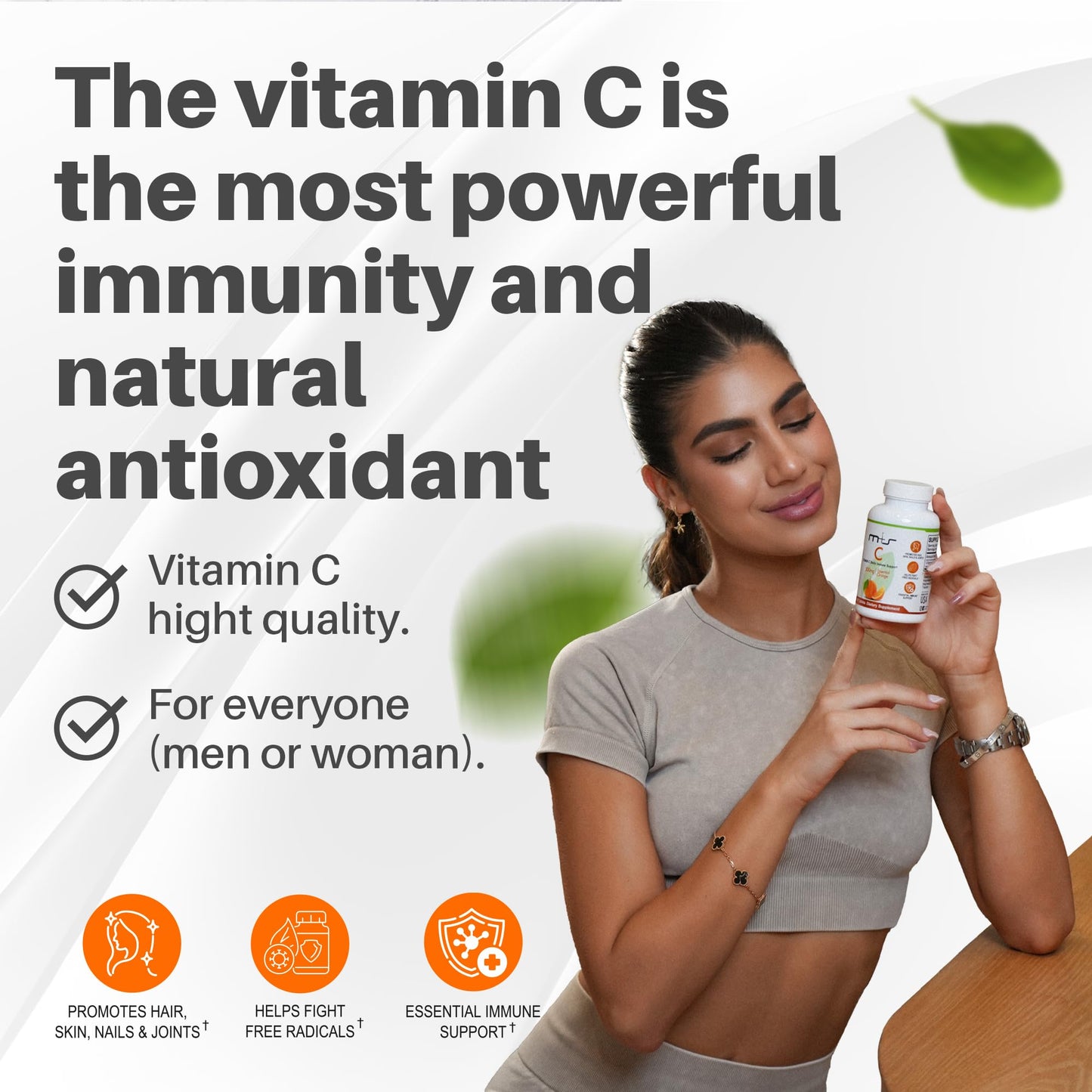M+S Vitamin C Tablet 500mg, 100 Tablets